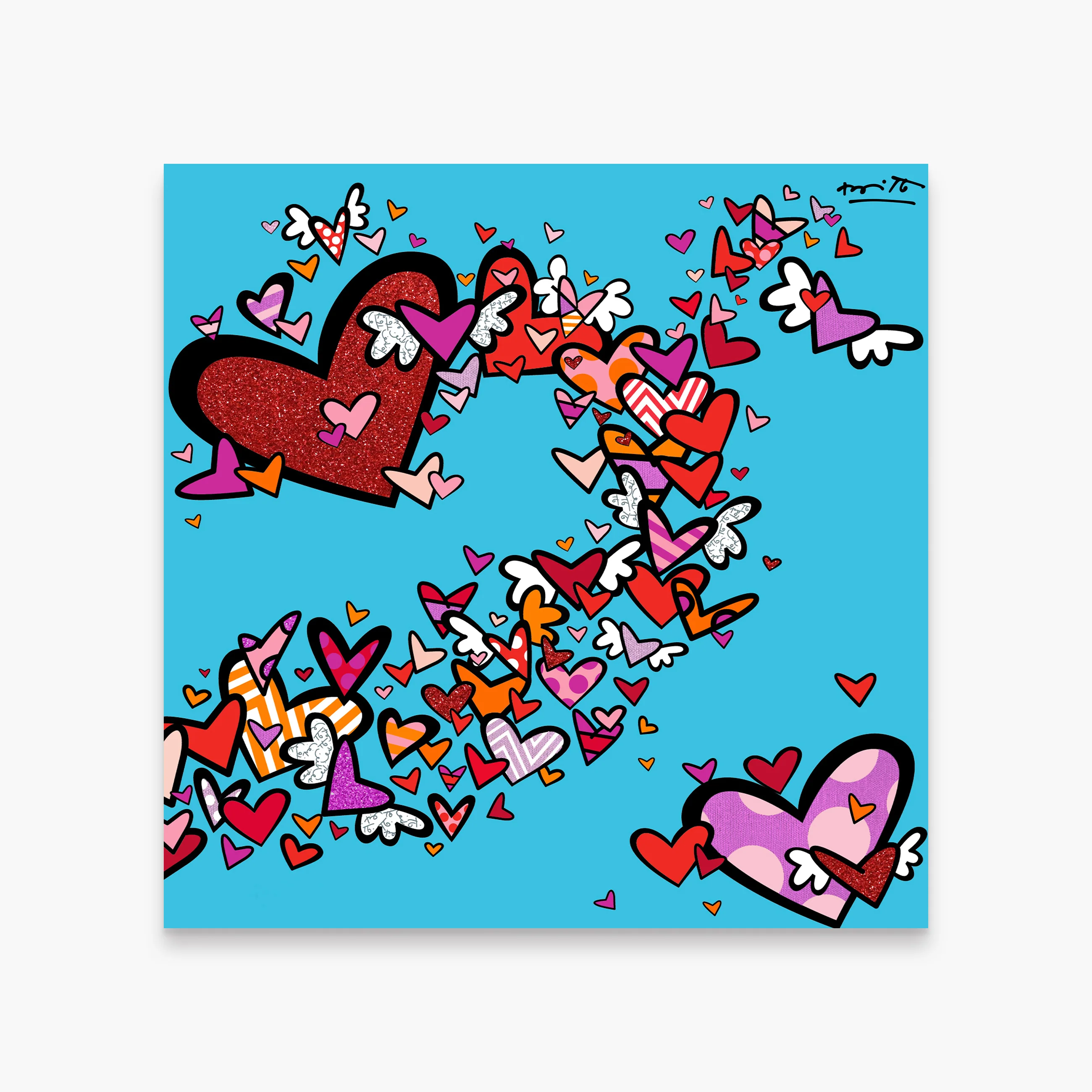 Flow III (Hearts) - Limited Edition Print