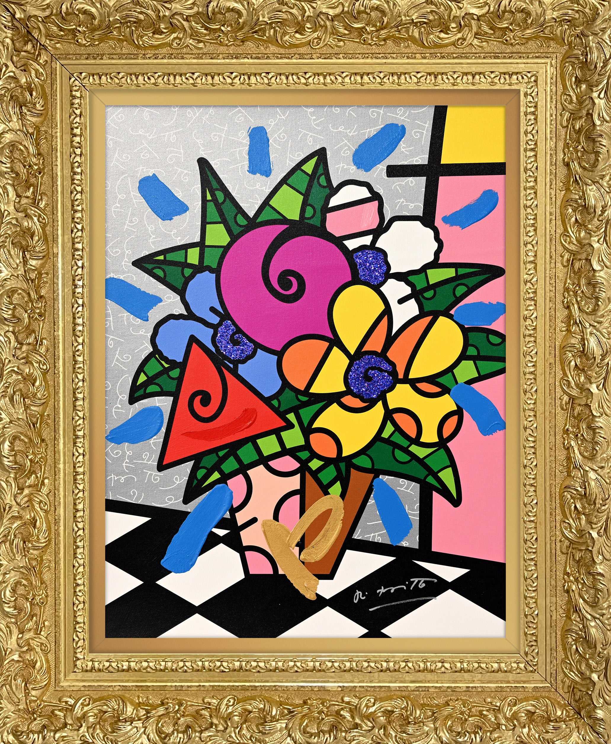 Flowers For You - Mixed Media Original - Image 2