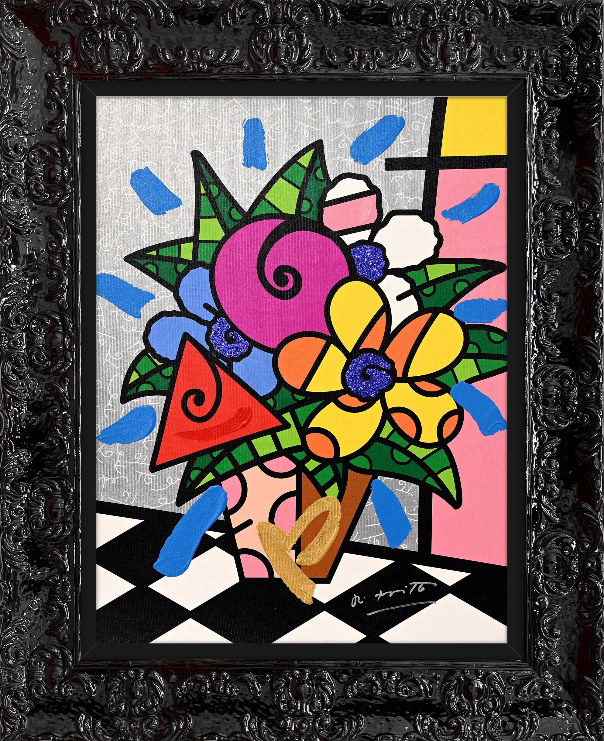 Flowers For You - Mixed Media Original - Image 7