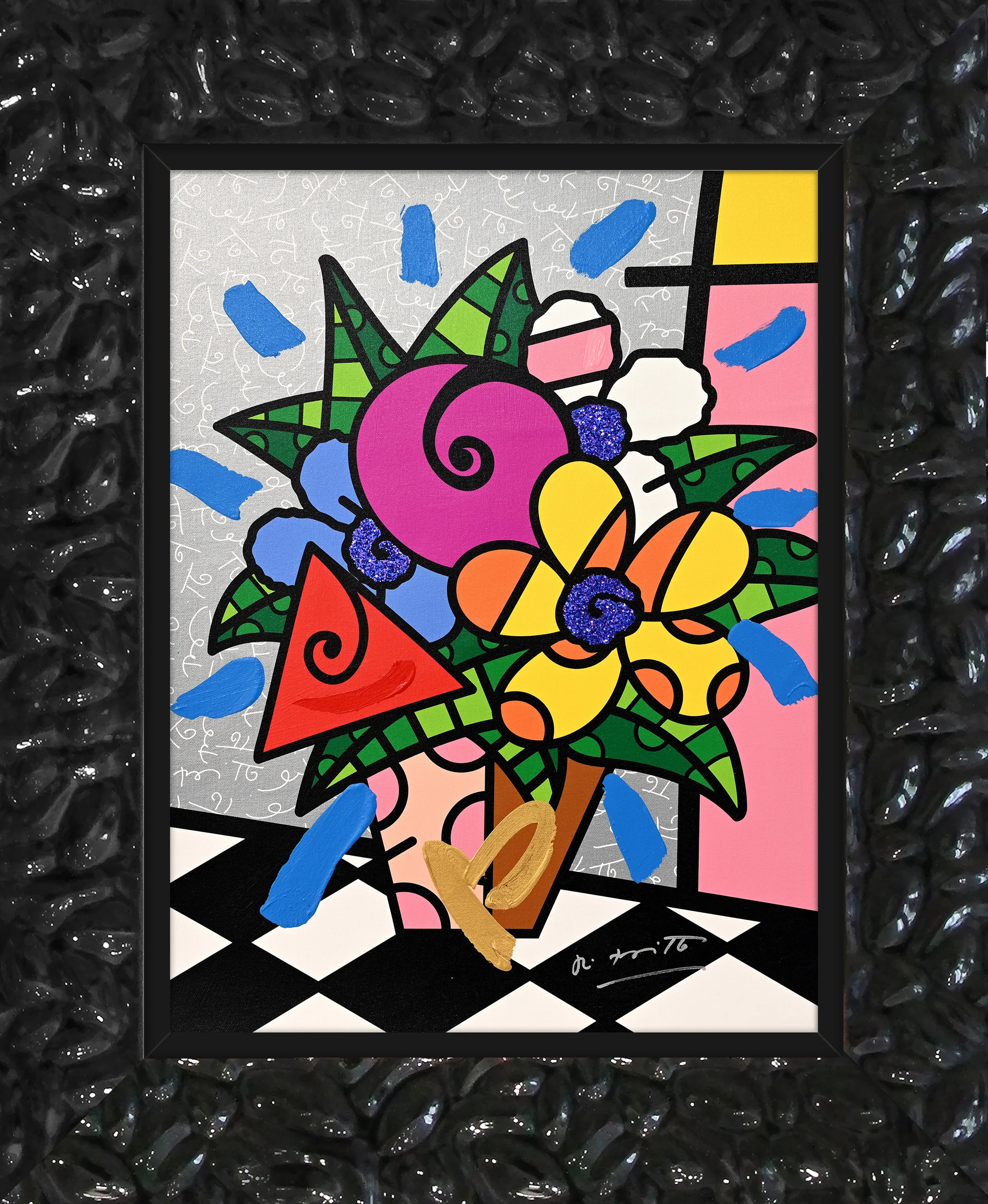 Flowers For You - Mixed Media Original - Image 9
