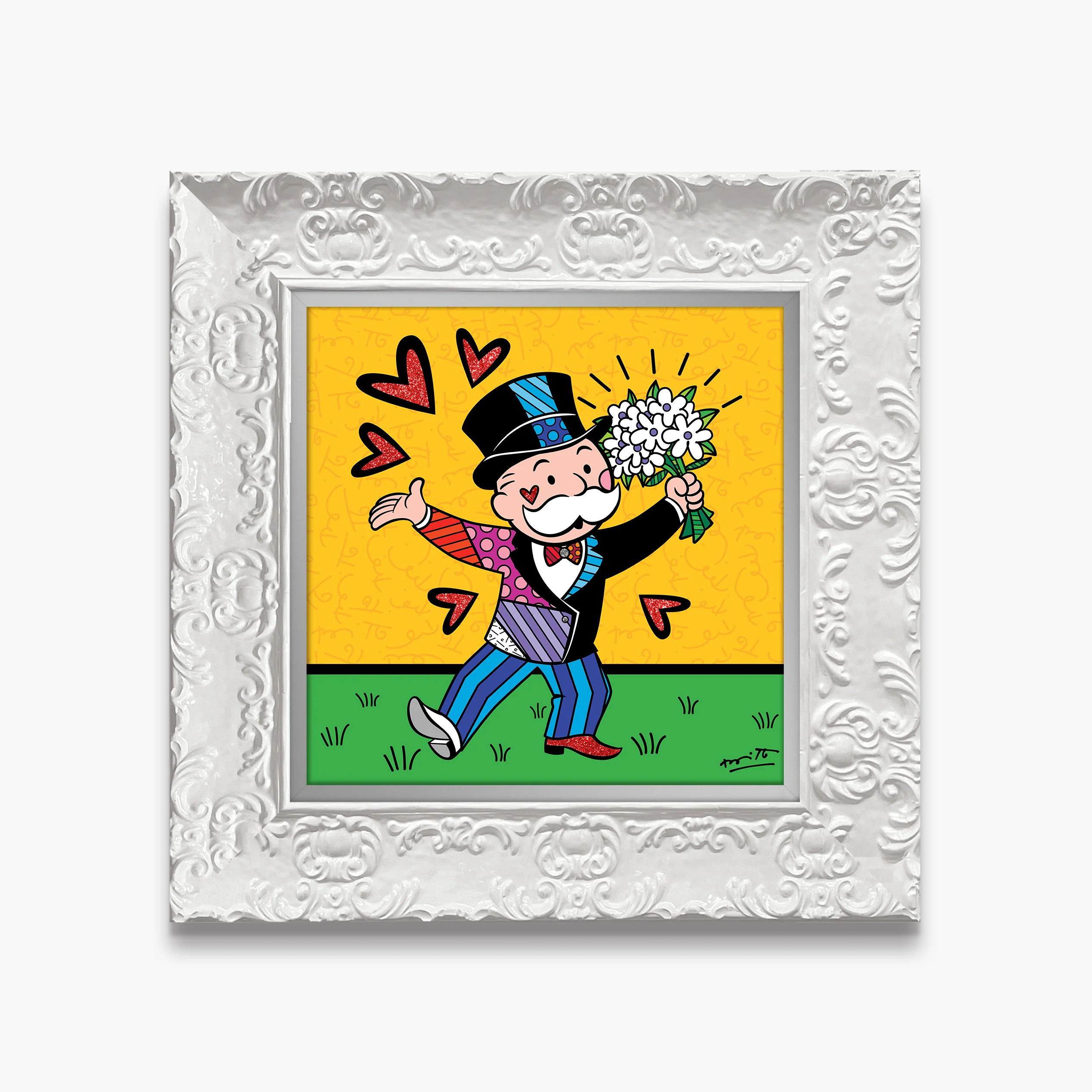 Flowers Of Joy (Monopoly By Britto) - Limited Edition Print - Image 11