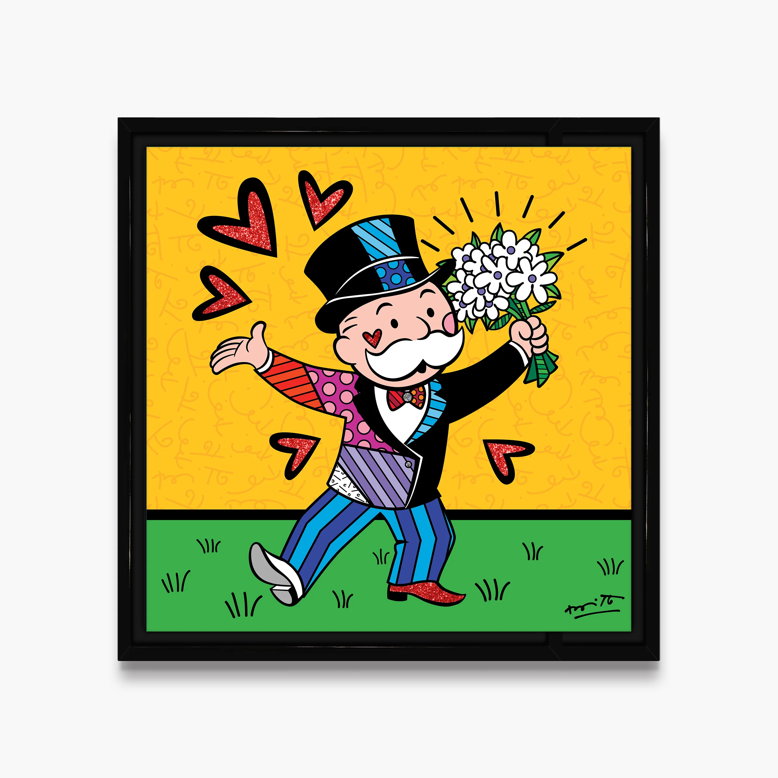 Flowers Of Joy (Monopoly By Britto) - Limited Edition Print - Image 17
