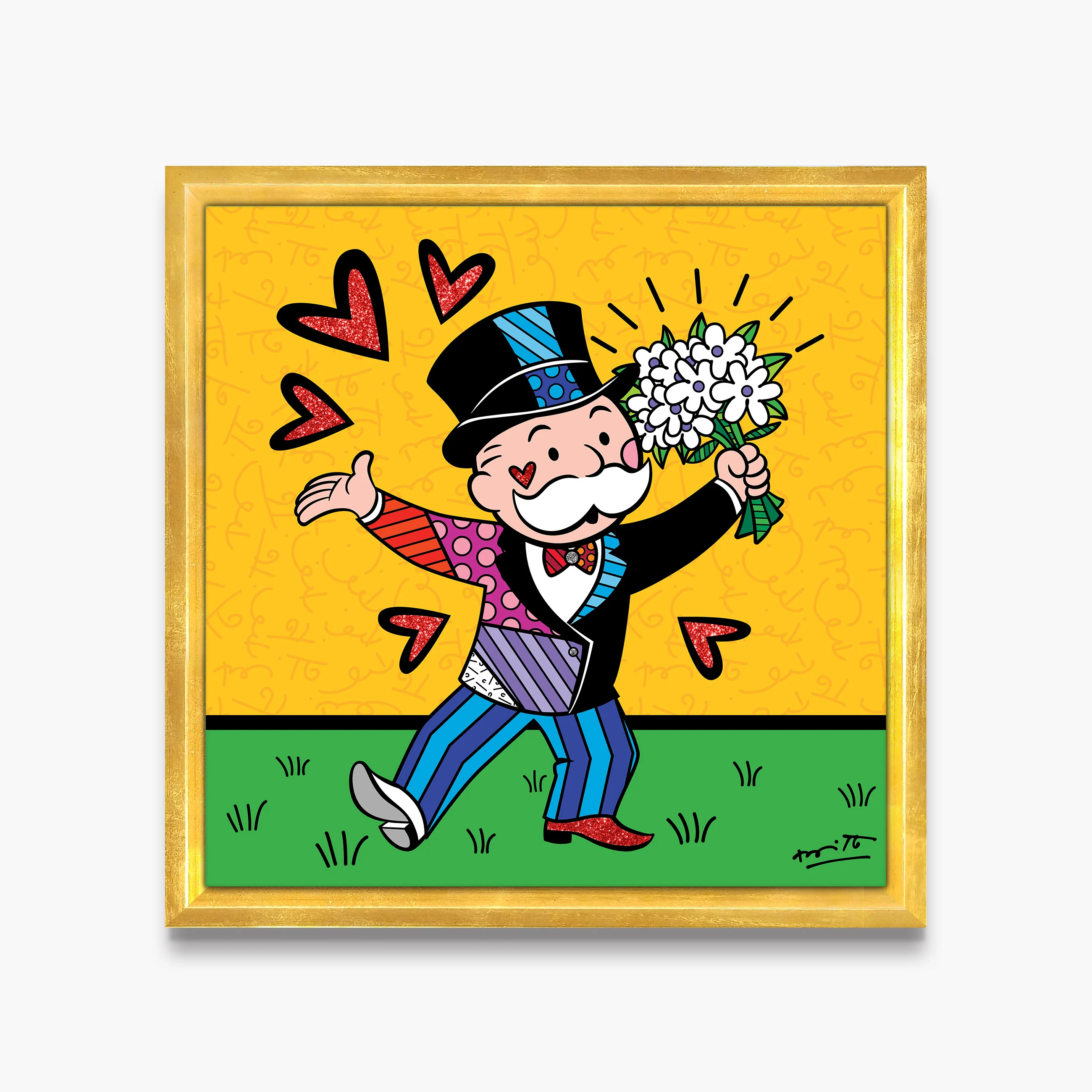 Flowers Of Joy (Monopoly By Britto) - Limited Edition Print - Image 18