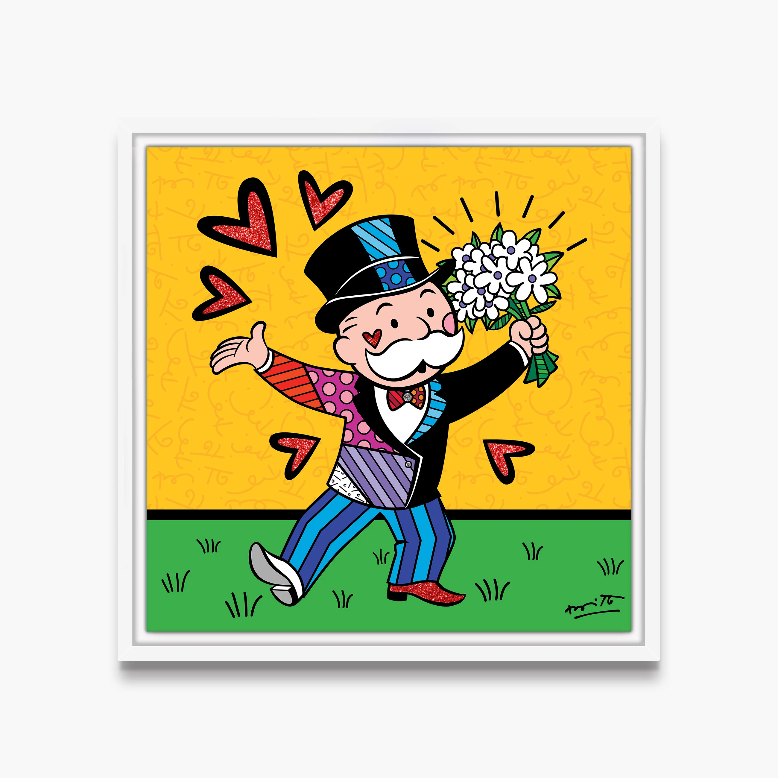 Flowers Of Joy (Monopoly By Britto) - Limited Edition Print - Image 21