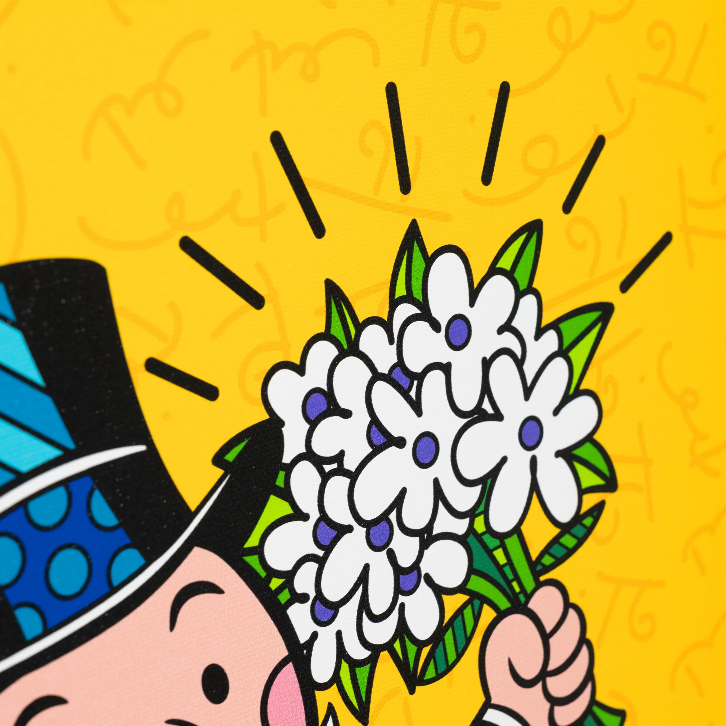 Flowers Of Joy (Monopoly By Britto) - Limited Edition Print - Image 3
