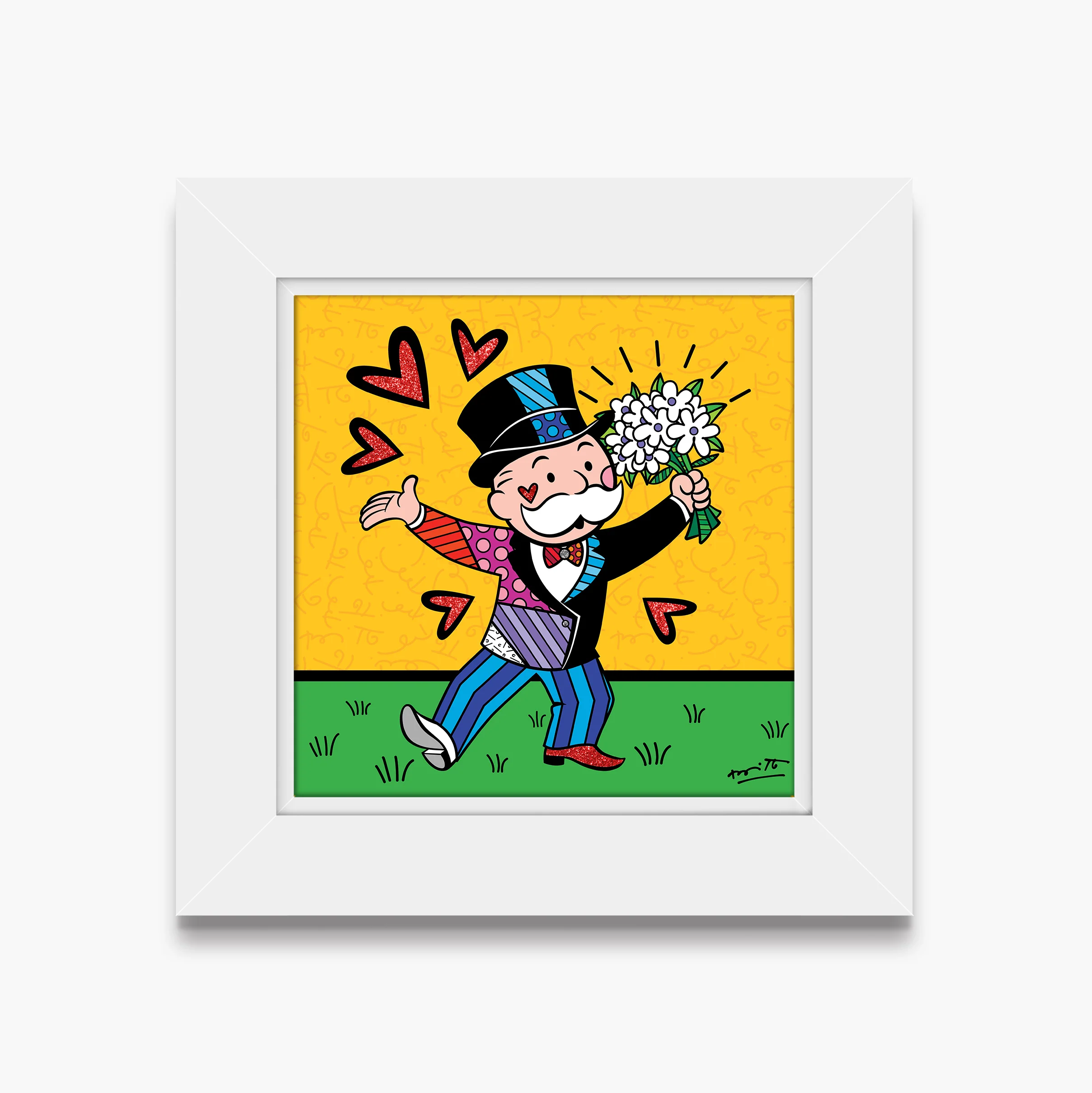 Flowers Of Joy (Monopoly By Britto) - Limited Edition Print - Image 6