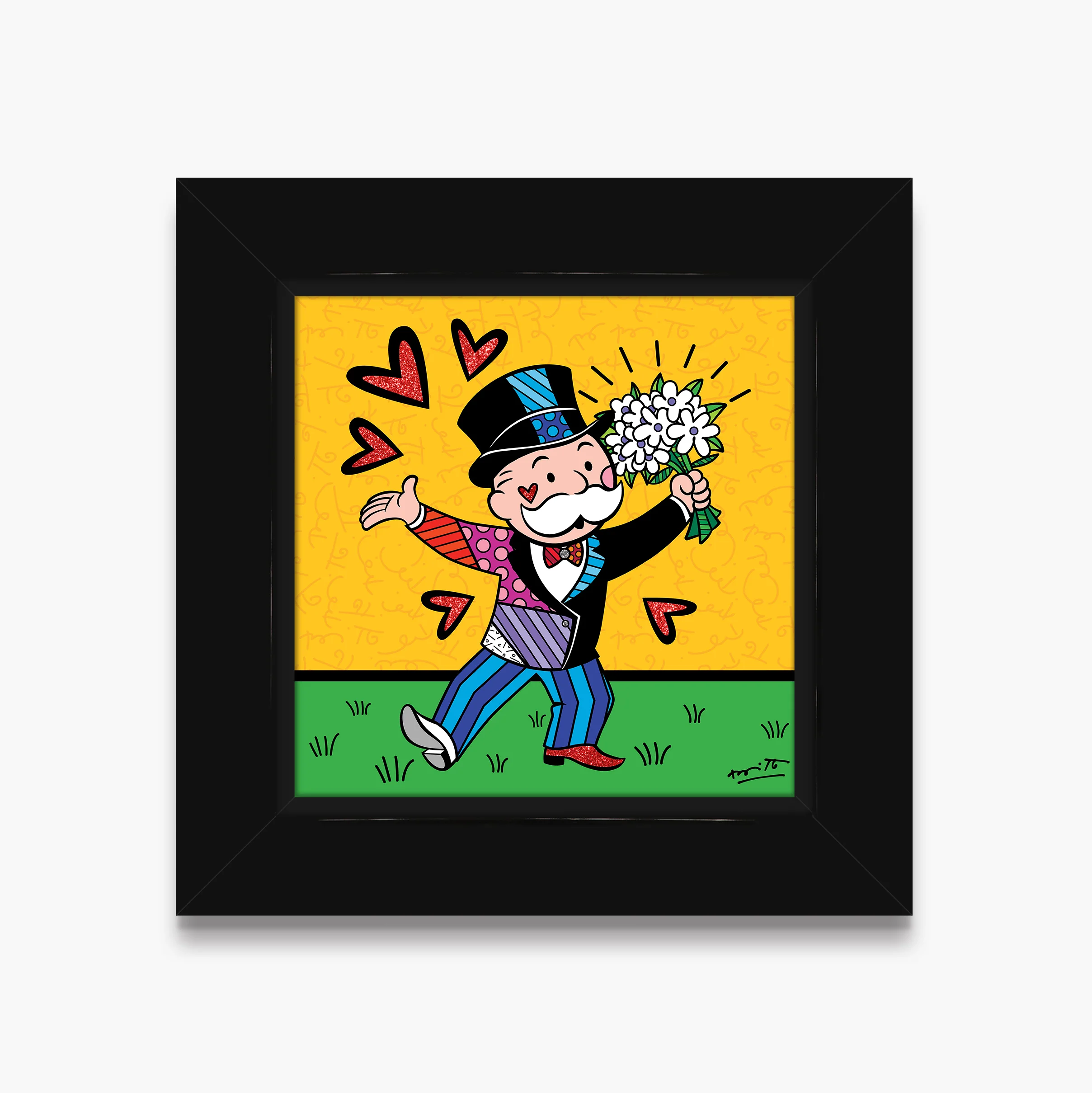 Flowers Of Joy (Monopoly By Britto) - Limited Edition Print - Image 7