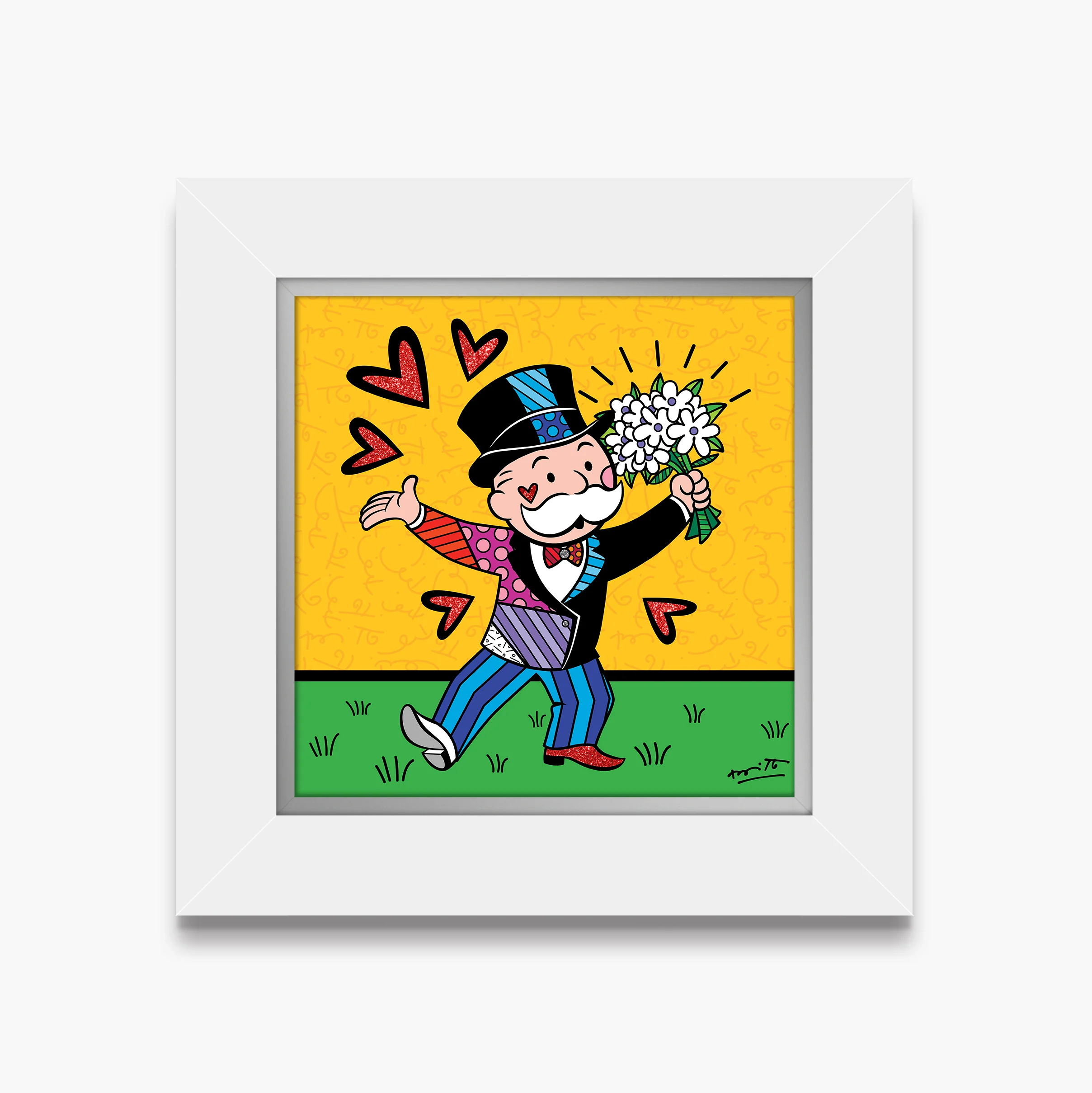 Flowers Of Joy (Monopoly By Britto) - Limited Edition Print - Image 9