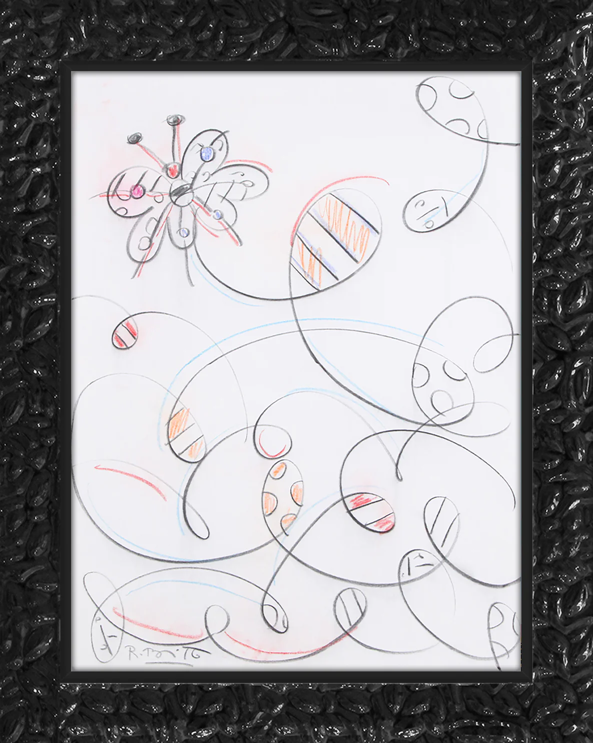 FLY AWAY (BUTTERFLY FLIGHT) -  Original Drawing - Image 10