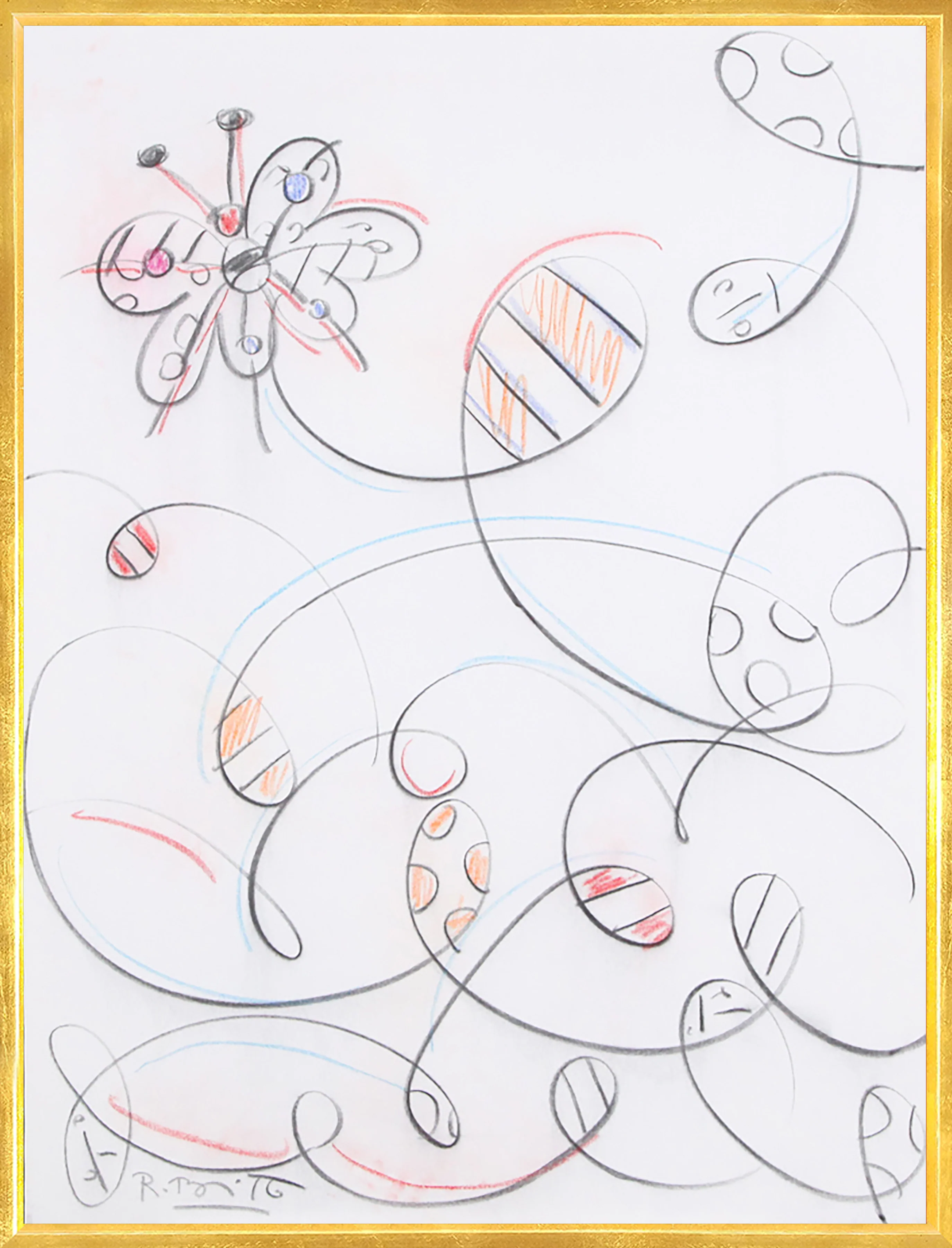 FLY AWAY (BUTTERFLY FLIGHT) -  Original Drawing - Image 12