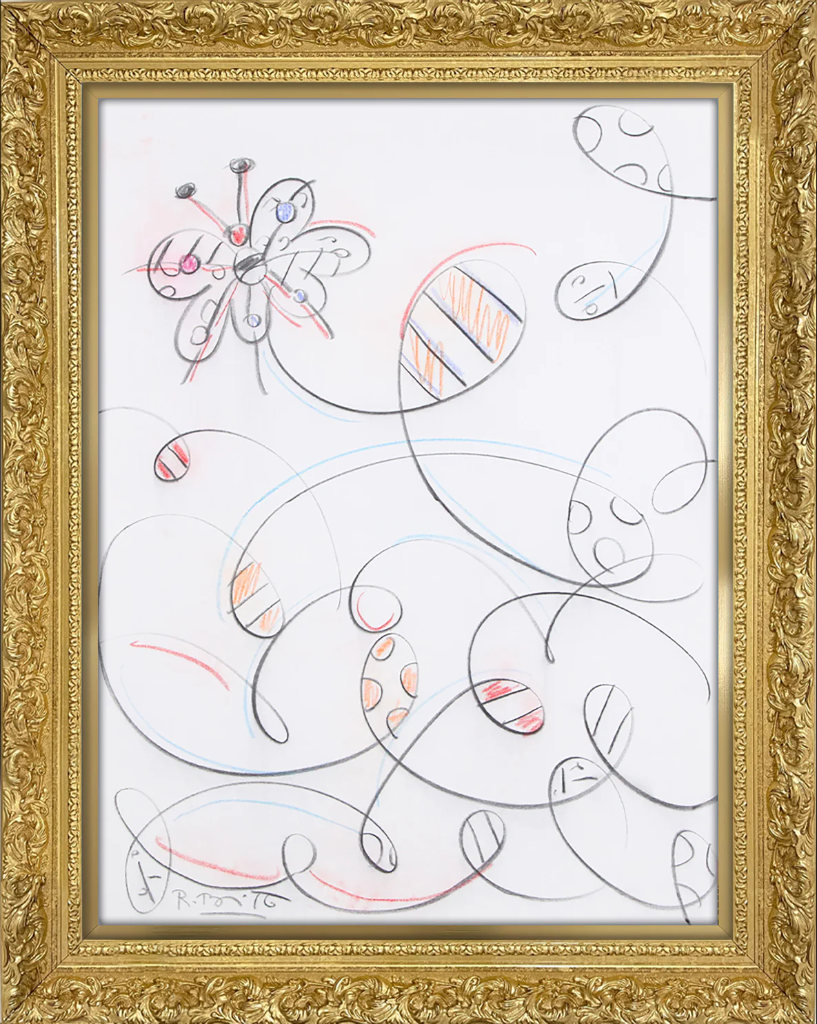 FLY AWAY (BUTTERFLY FLIGHT) -  Original Drawing - Image 13