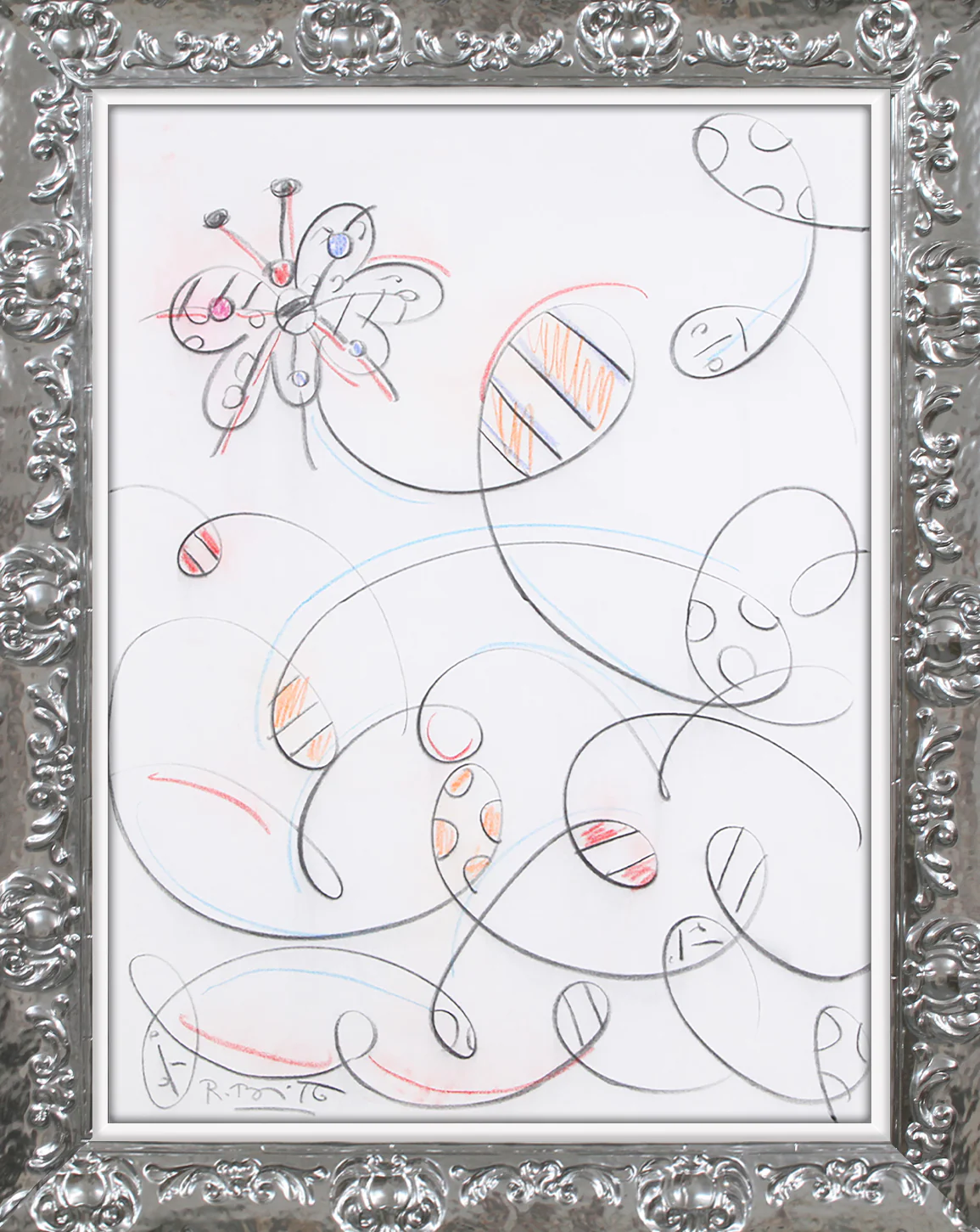 FLY AWAY (BUTTERFLY FLIGHT) -  Original Drawing - Image 14