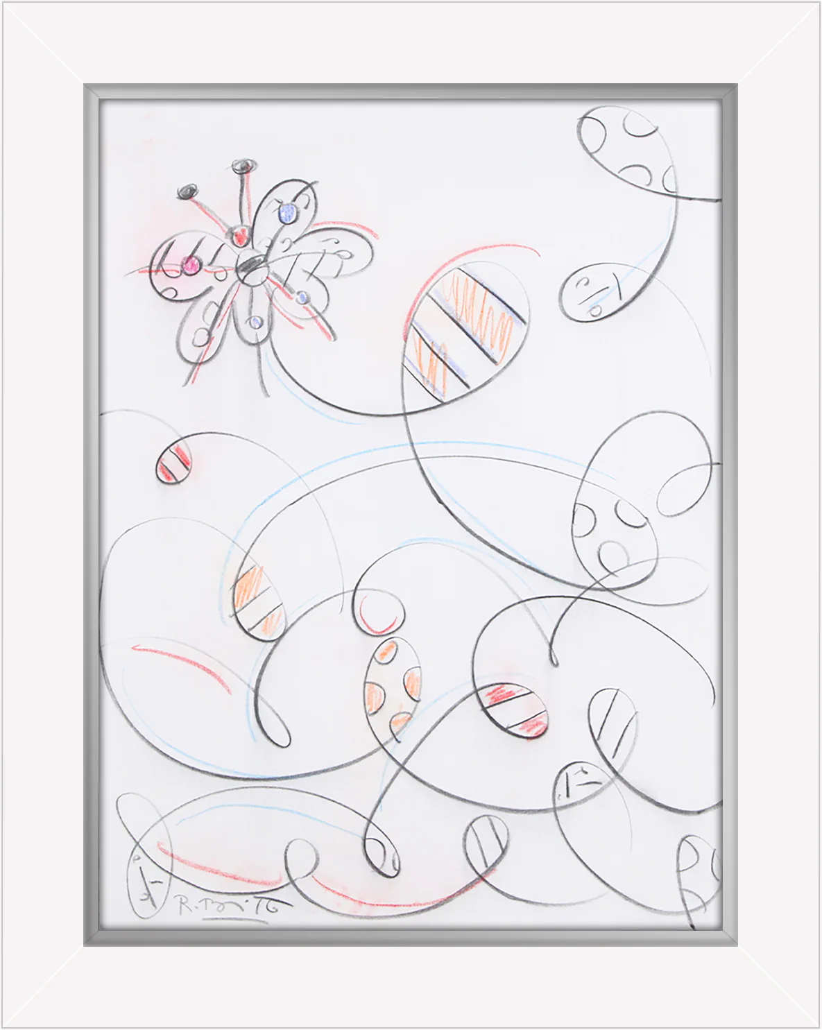 FLY AWAY (BUTTERFLY FLIGHT) -  Original Drawing - Image 16
