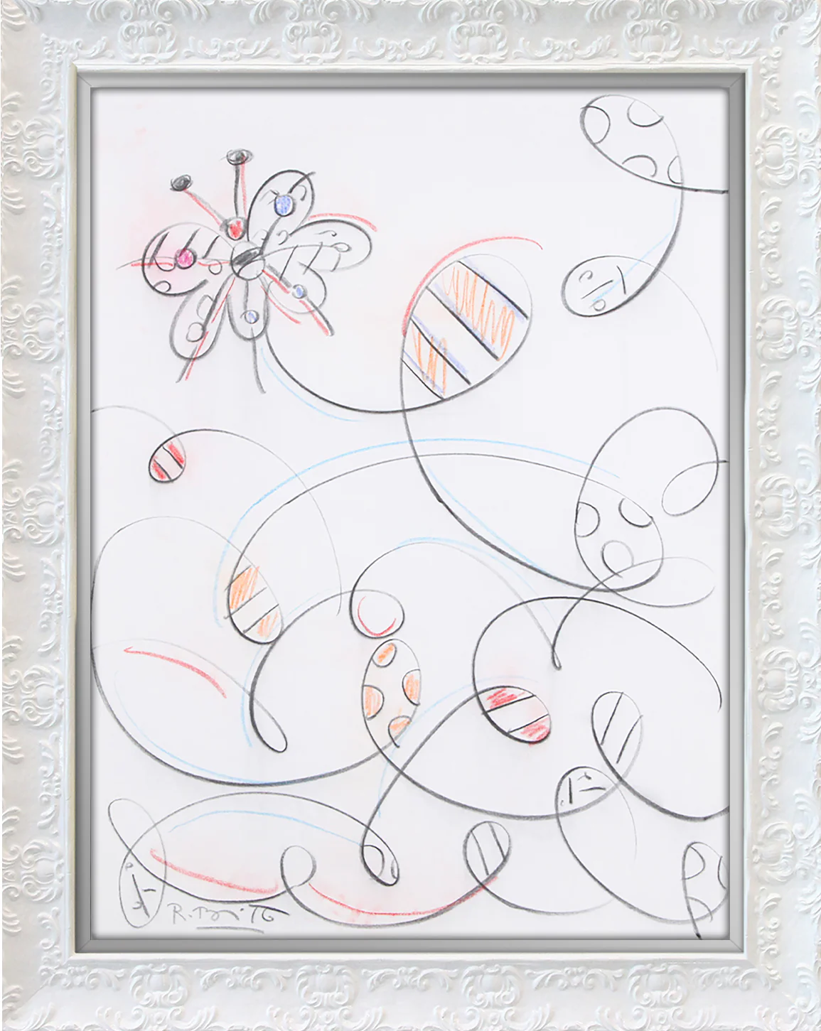 FLY AWAY (BUTTERFLY FLIGHT) -  Original Drawing - Image 18