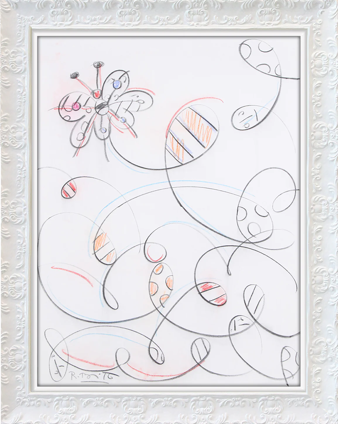 FLY AWAY (BUTTERFLY FLIGHT) -  Original Drawing - Image 19