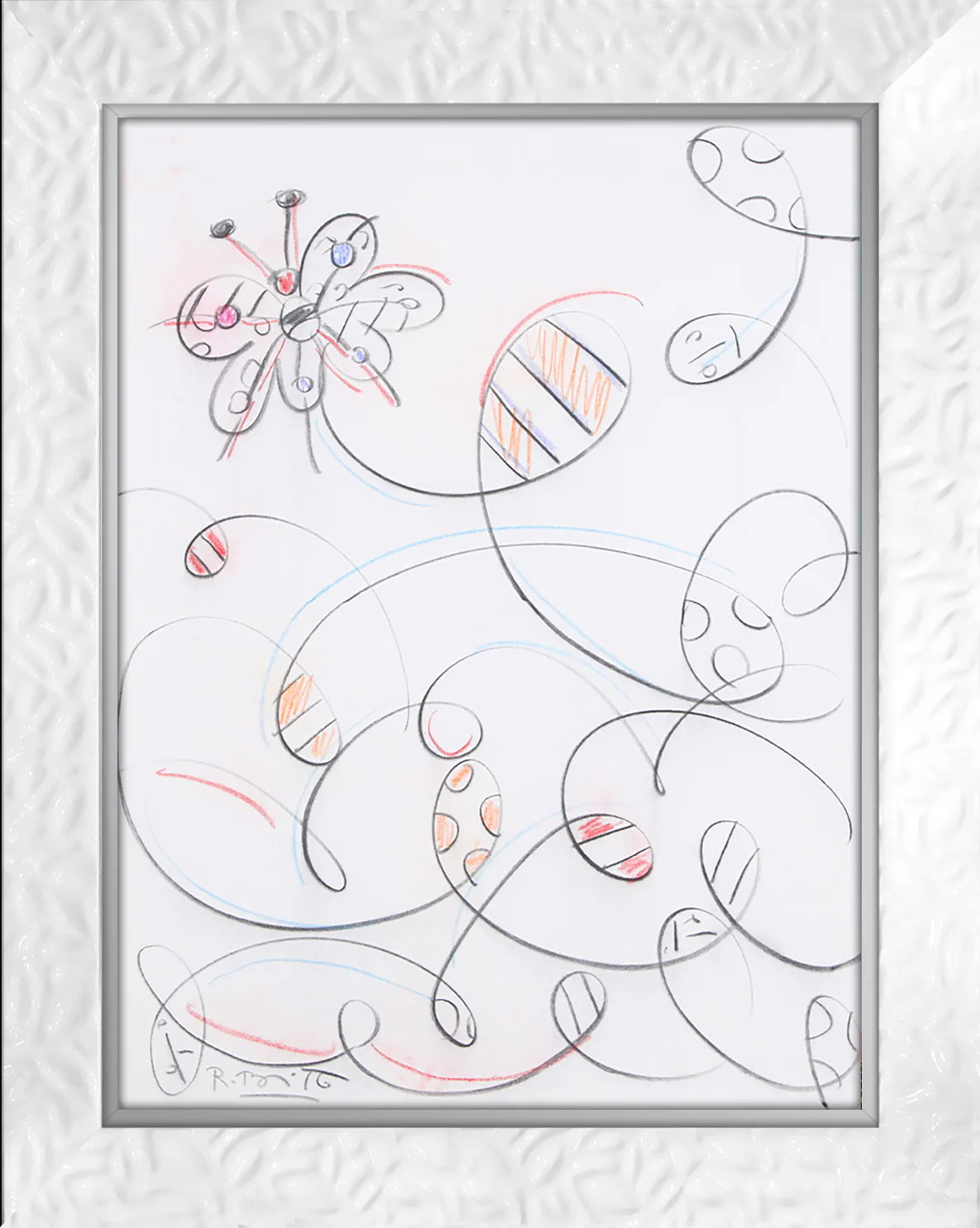 FLY AWAY (BUTTERFLY FLIGHT) -  Original Drawing - Image 20