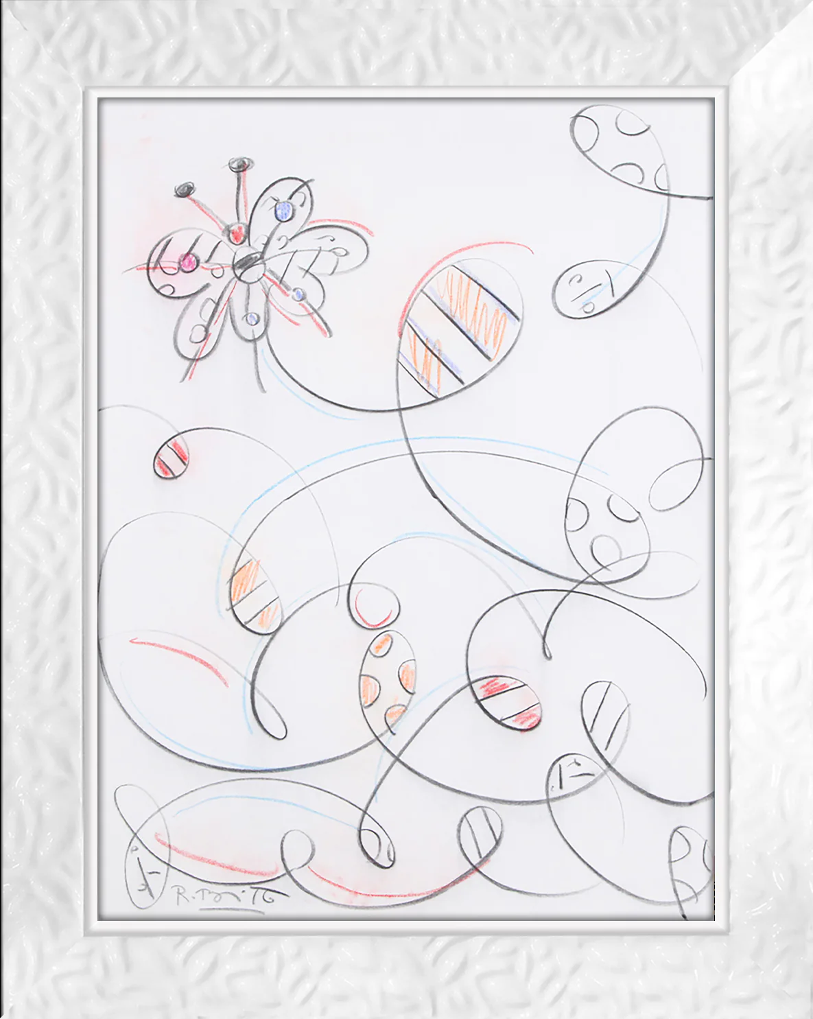 FLY AWAY (BUTTERFLY FLIGHT) -  Original Drawing - Image 21