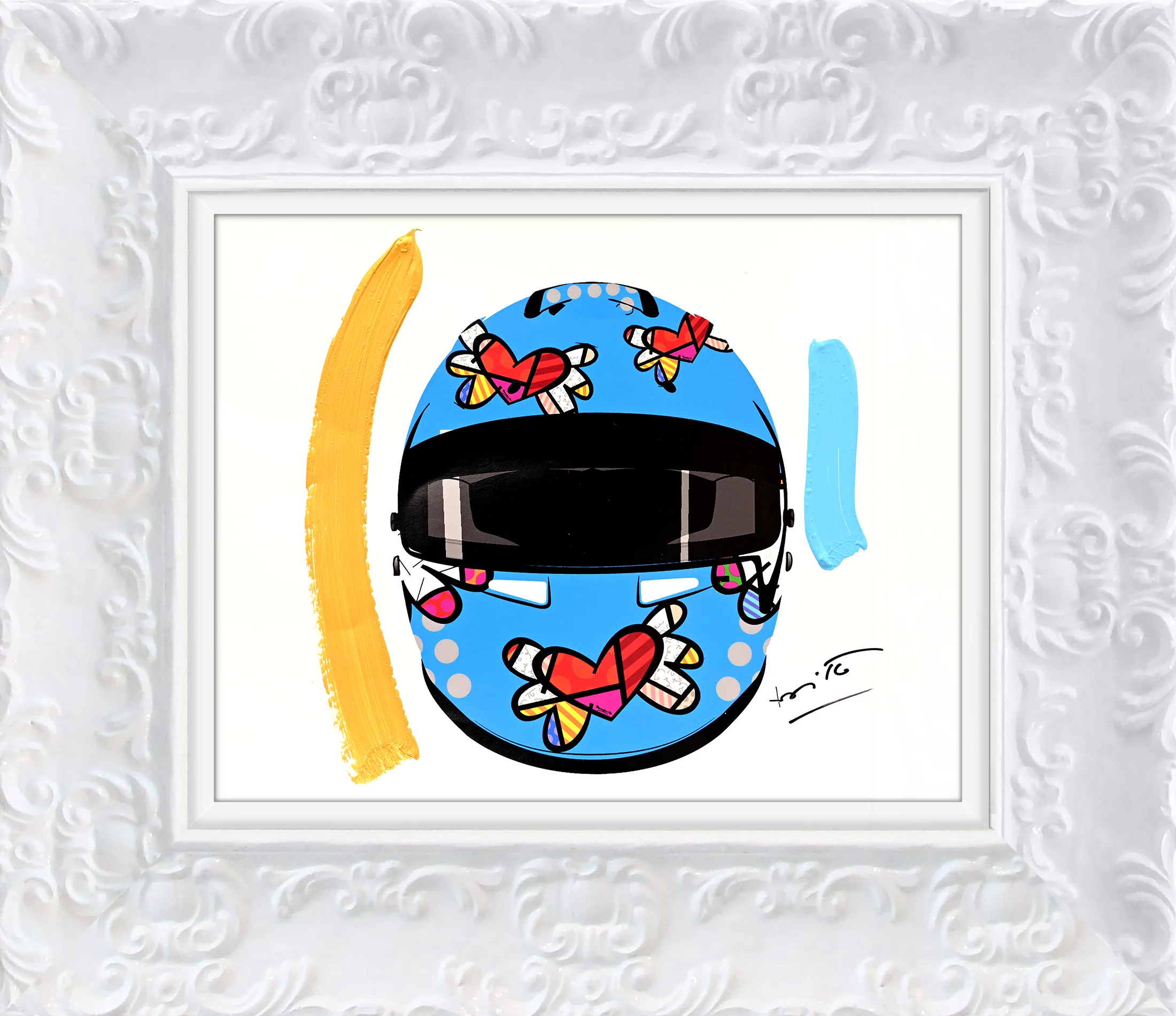Flying Heart Rider - Mixed Media Original - Image 14