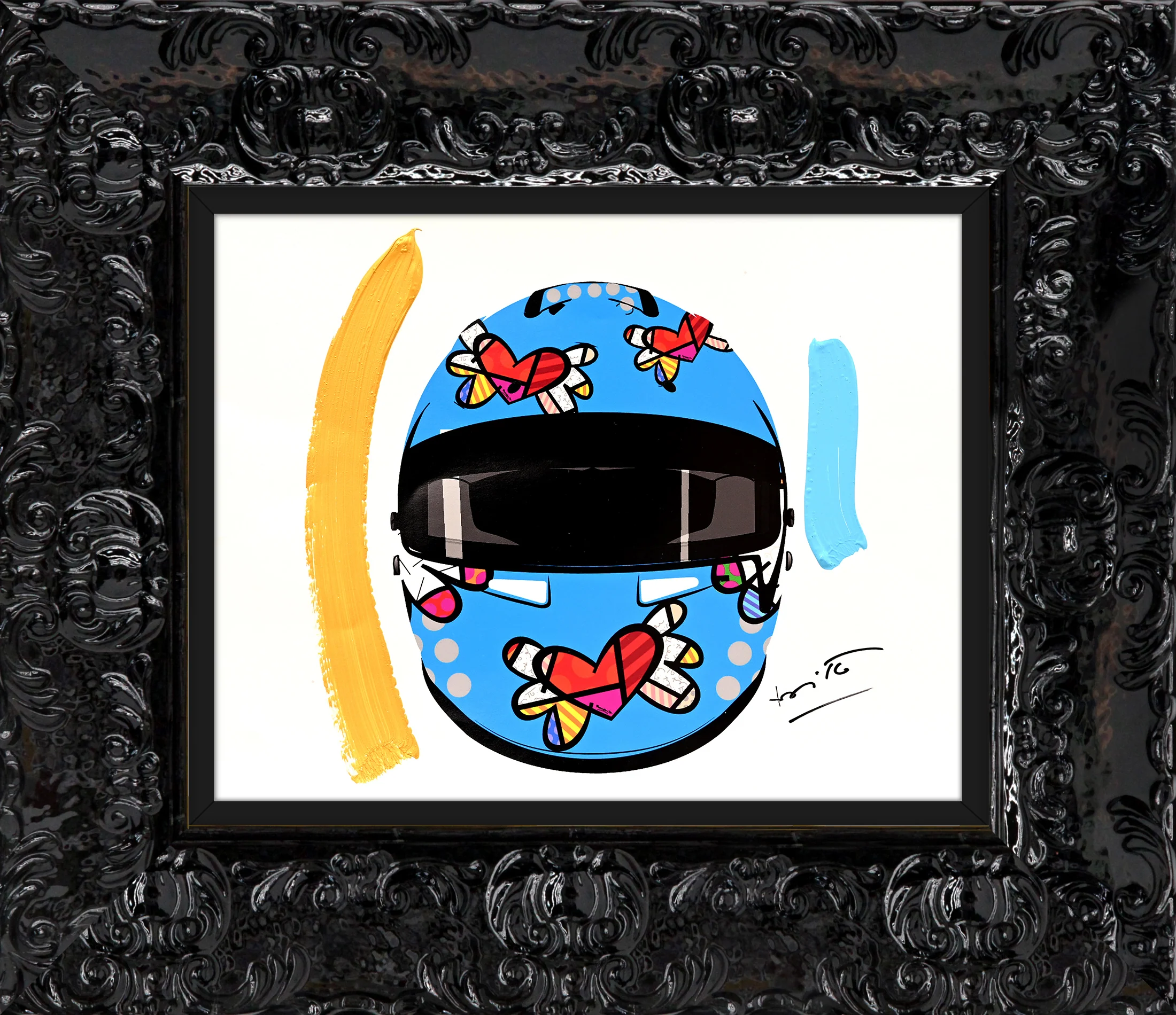 Flying Heart Rider - Mixed Media Original - Image 4