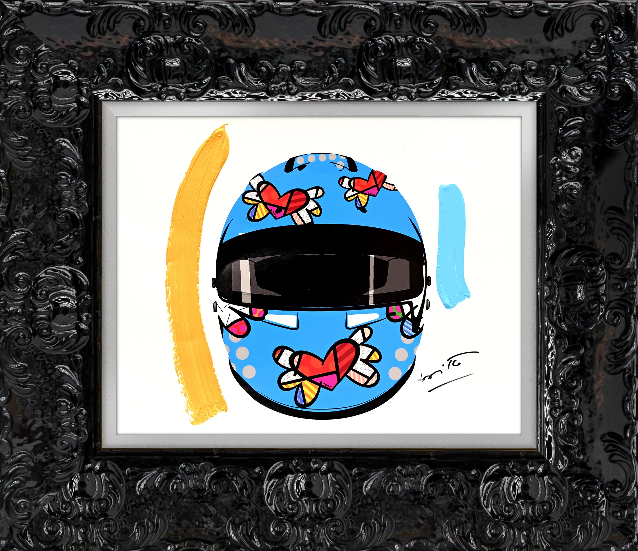 Flying Heart Rider - Mixed Media Original - Image 5