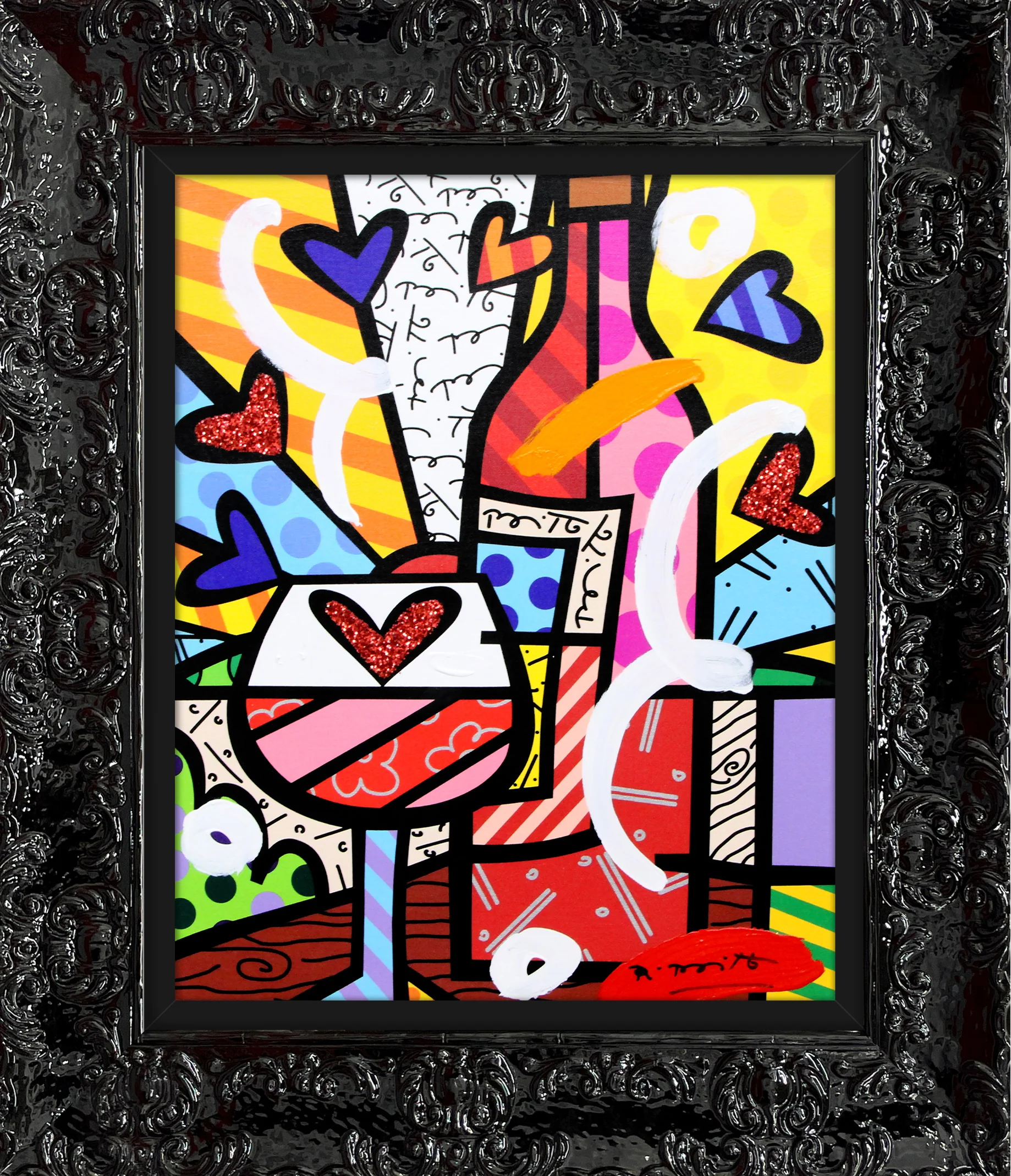 Food And Wine - Mixed Media Original - Image 7
