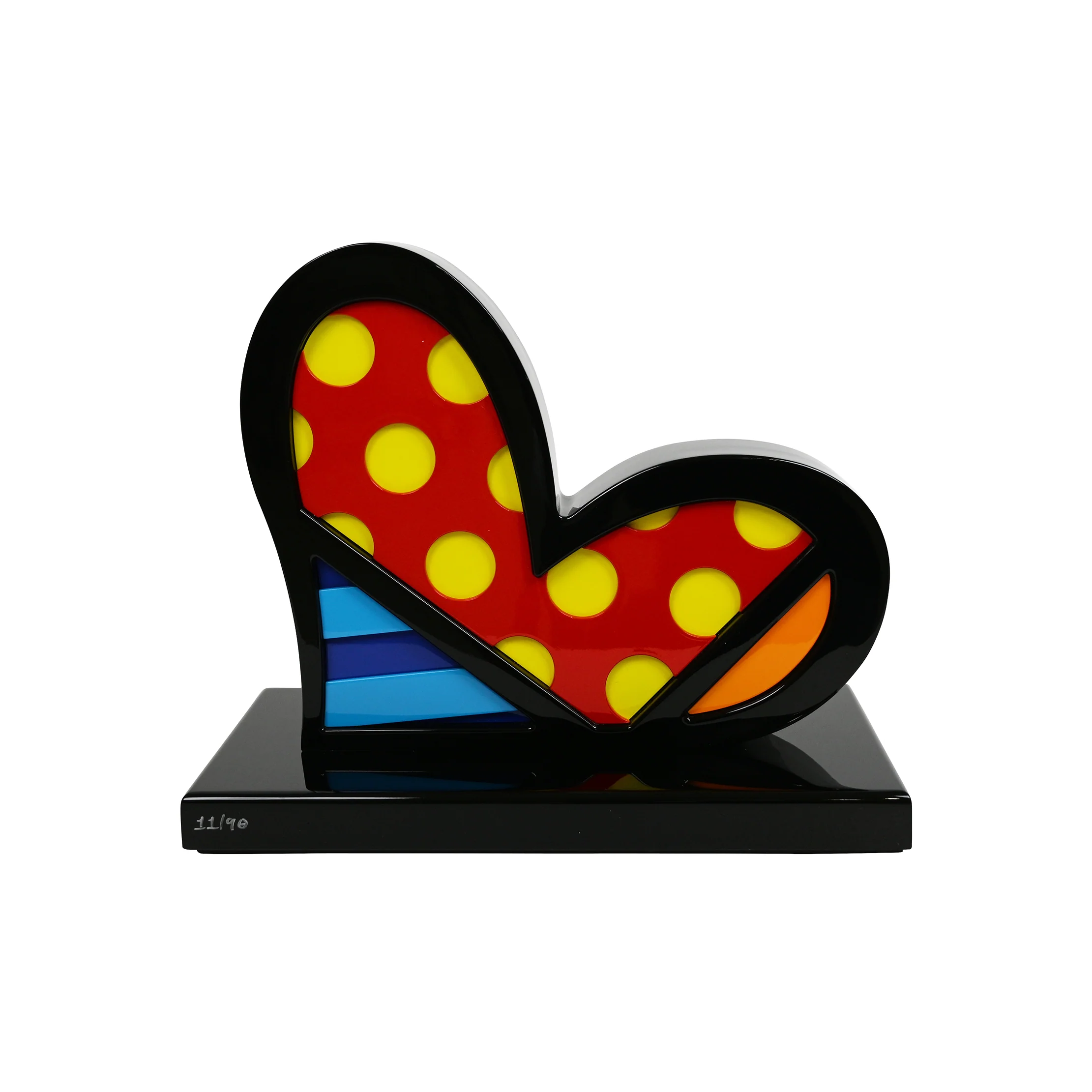 Forever Love (Black Base) - Limited Edition Sculpture - Image 3