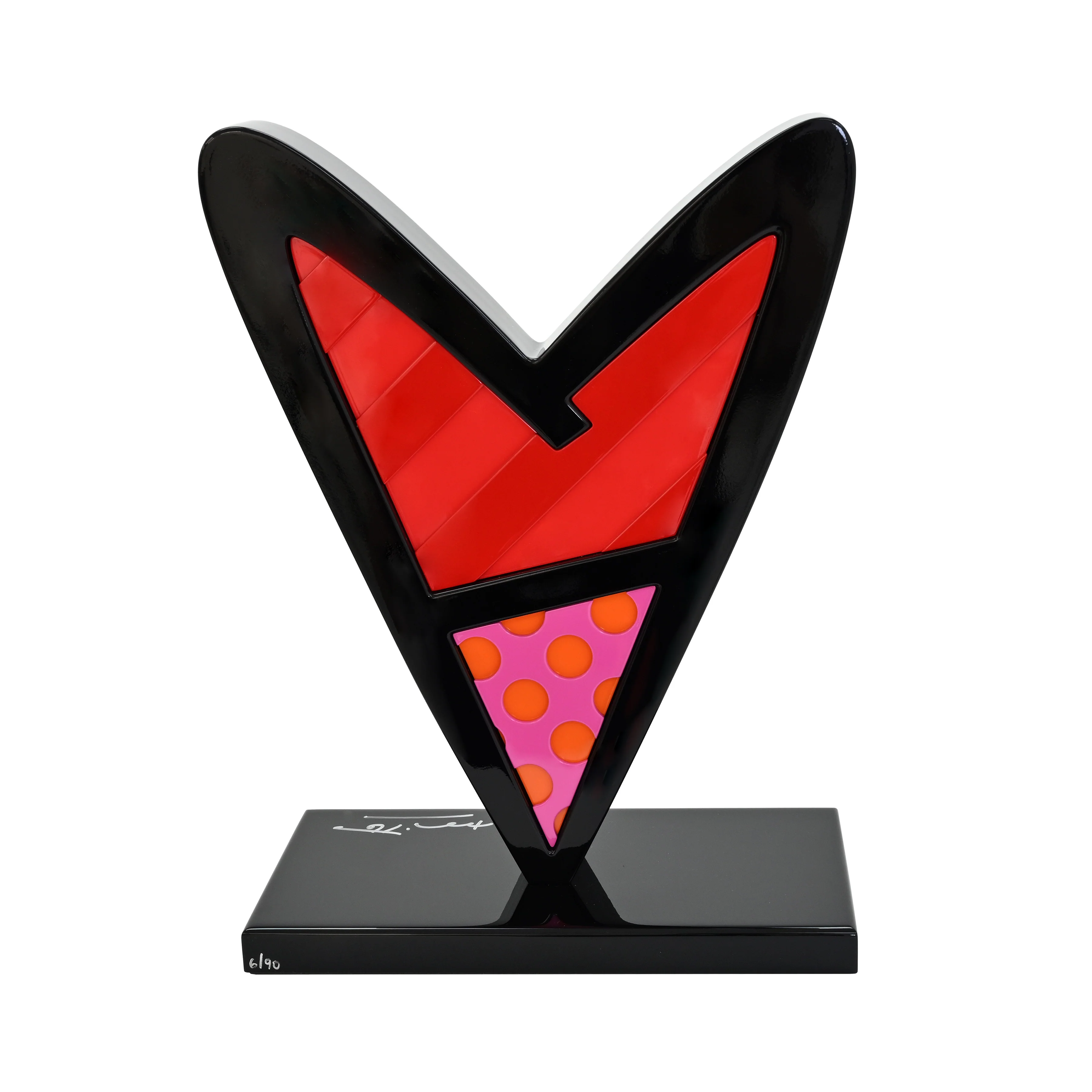 Fresh Love (Black Base) - Limited Edition Sculpture - Image 3