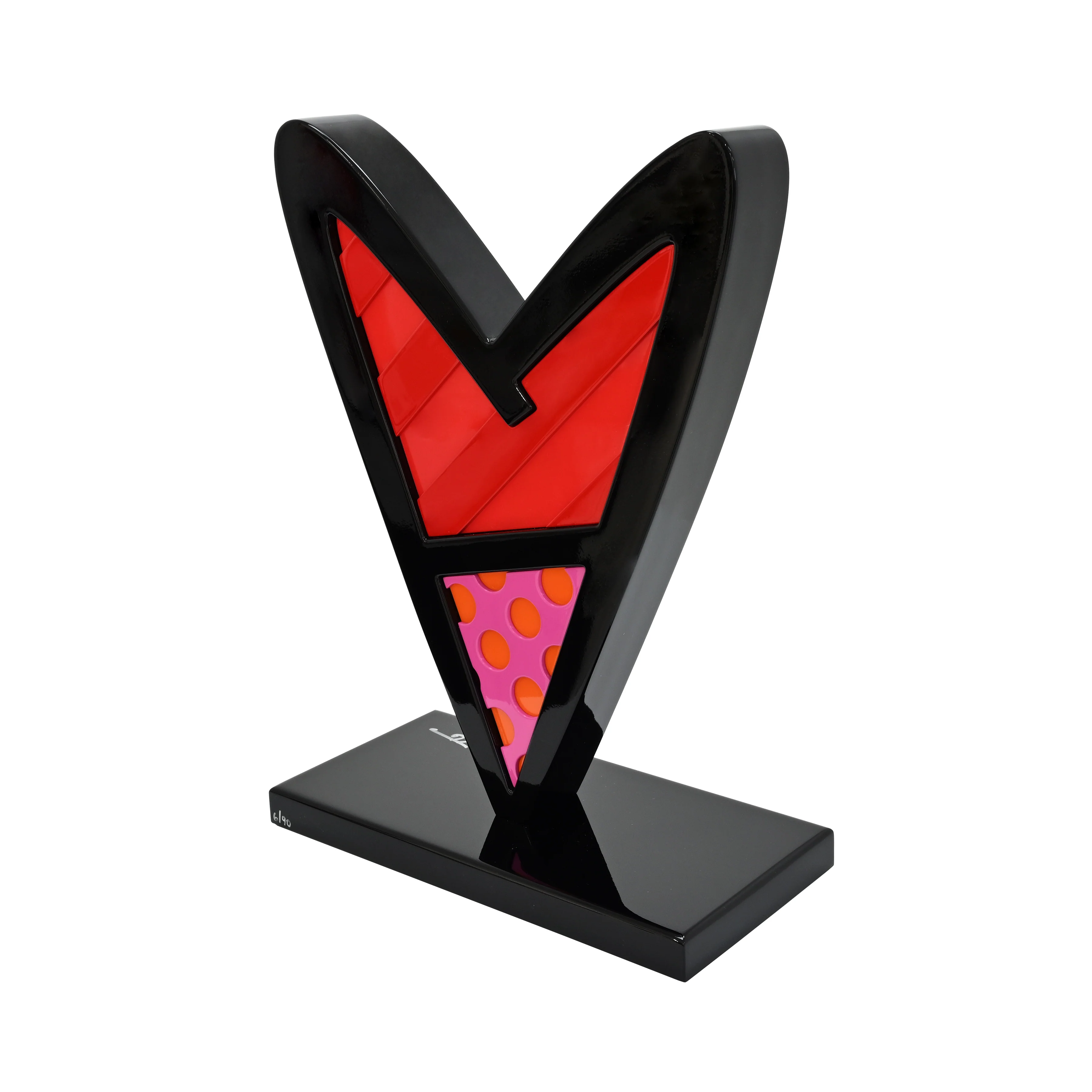 Fresh Love (Black Base) - Limited Edition Sculpture - Image 4