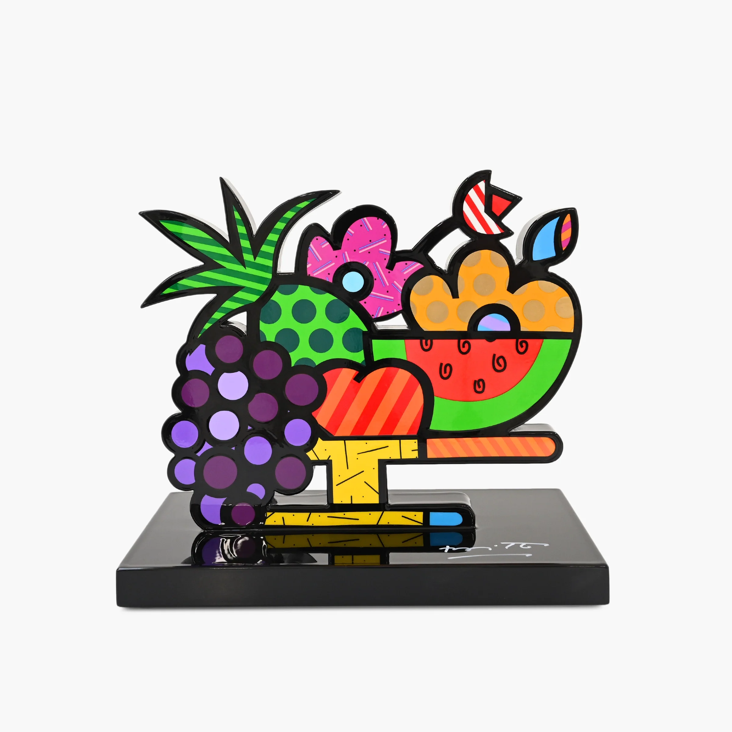 Fruit Bowl (Black Base) - Limited Edition Sculpture