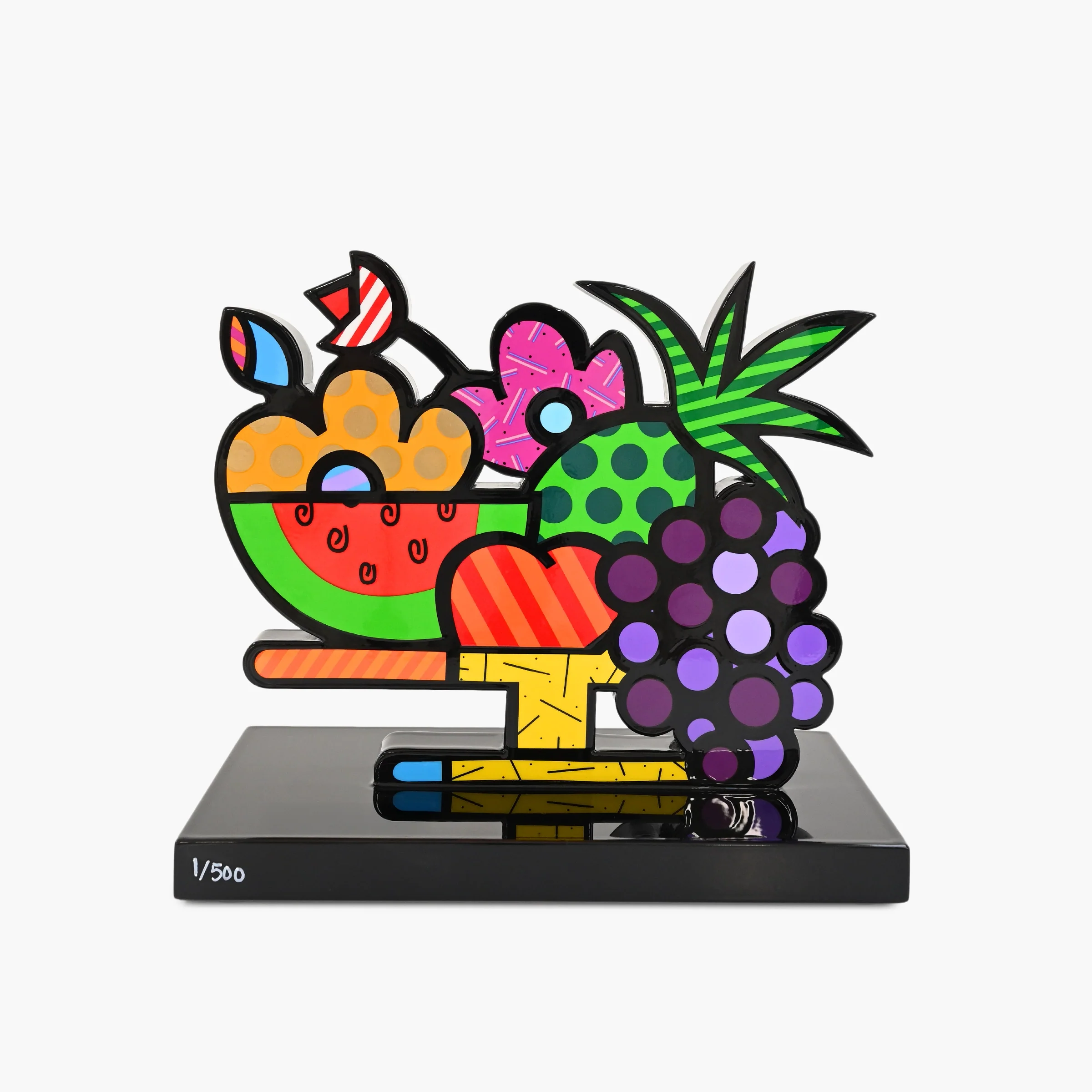 Fruit Bowl (Black Base) - Limited Edition Sculpture - Image 2