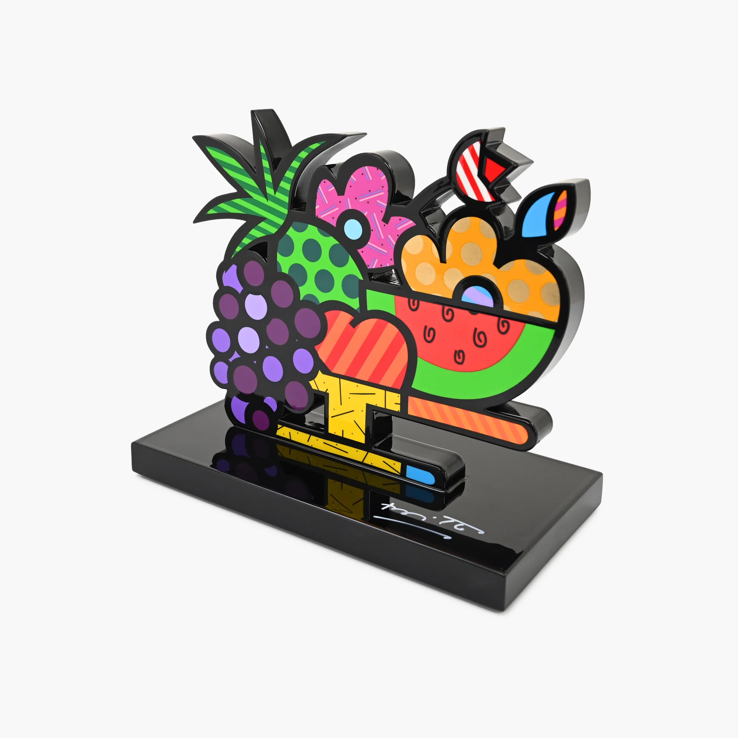 Fruit Bowl (Black Base) - Limited Edition Sculpture - Image 3