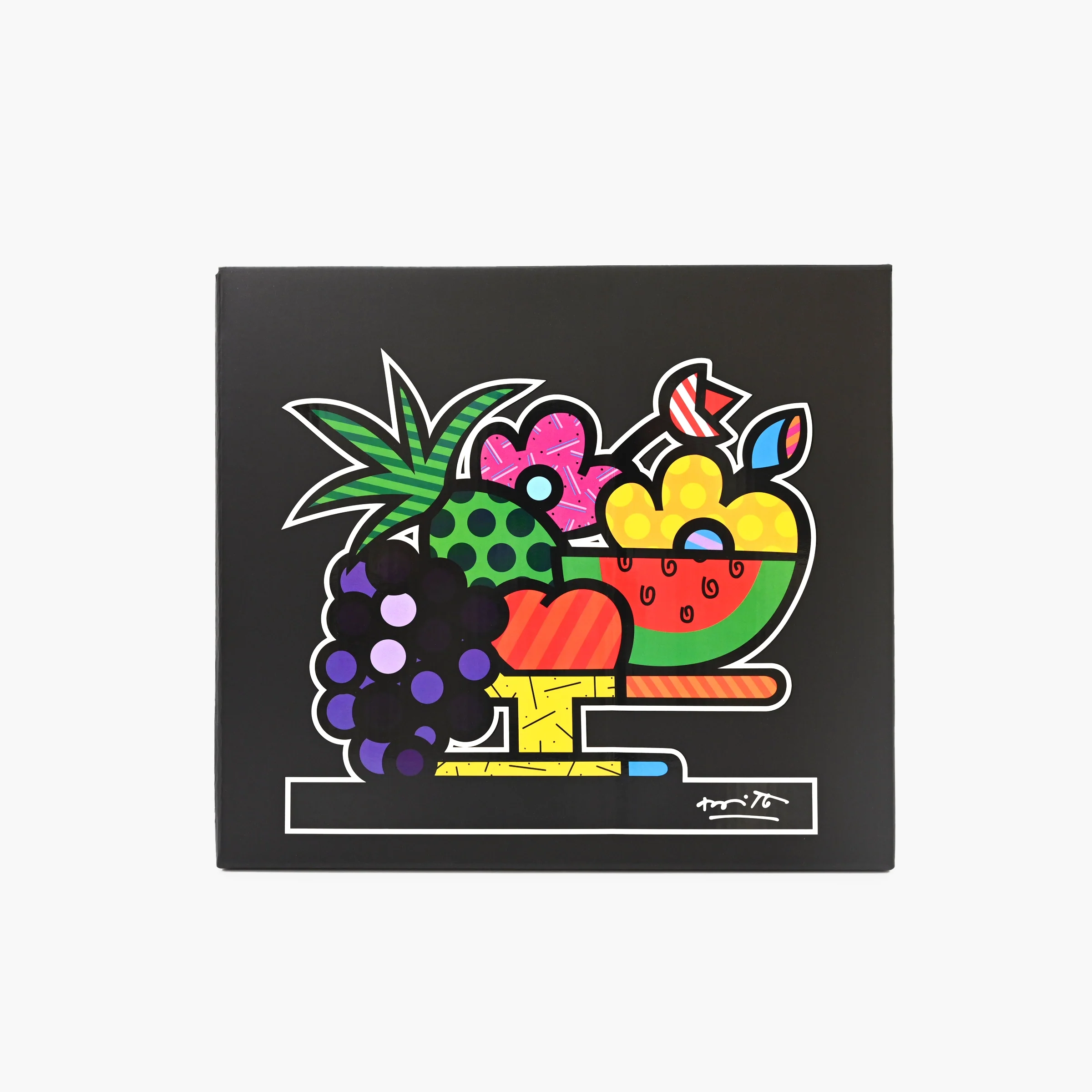 Fruit Bowl (Black Base) - Limited Edition Sculpture - Image 7
