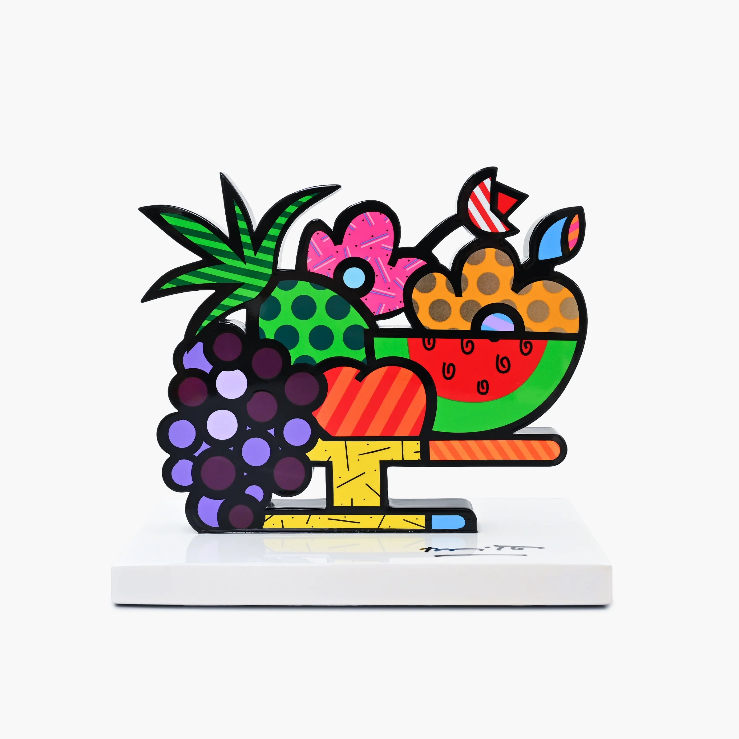 Fruit Bowl (White Base) - Limited Edition Sculpture