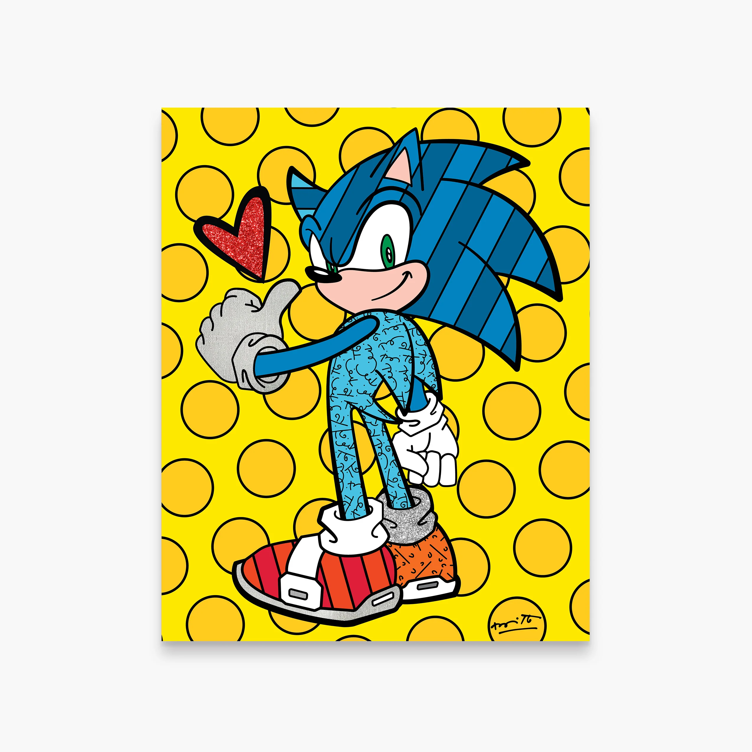 Game On Sonic - Sega By Britto - Limited Edition Print