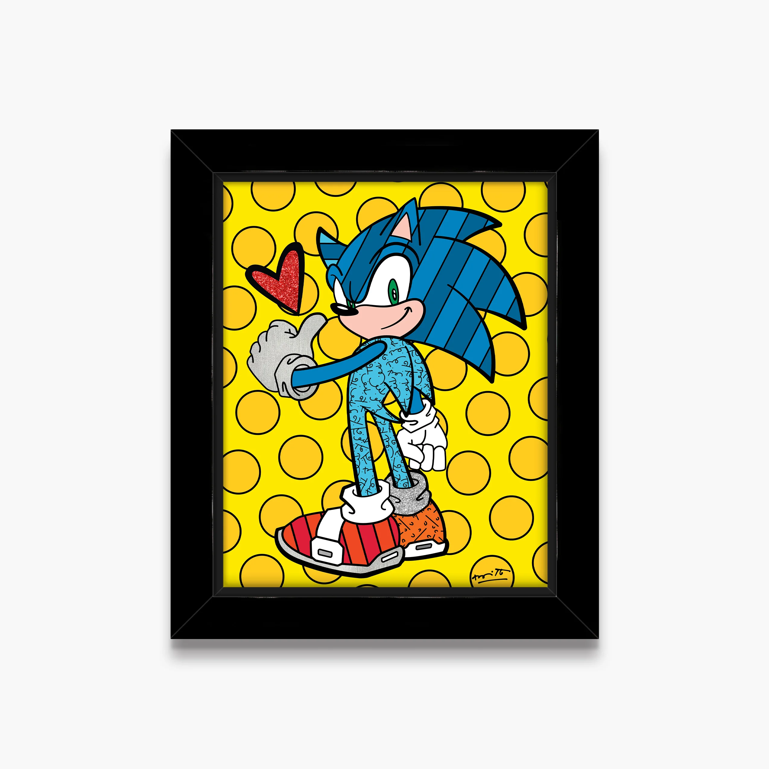 Game On Sonic - Sega By Britto - Limited Edition Print - Image 6