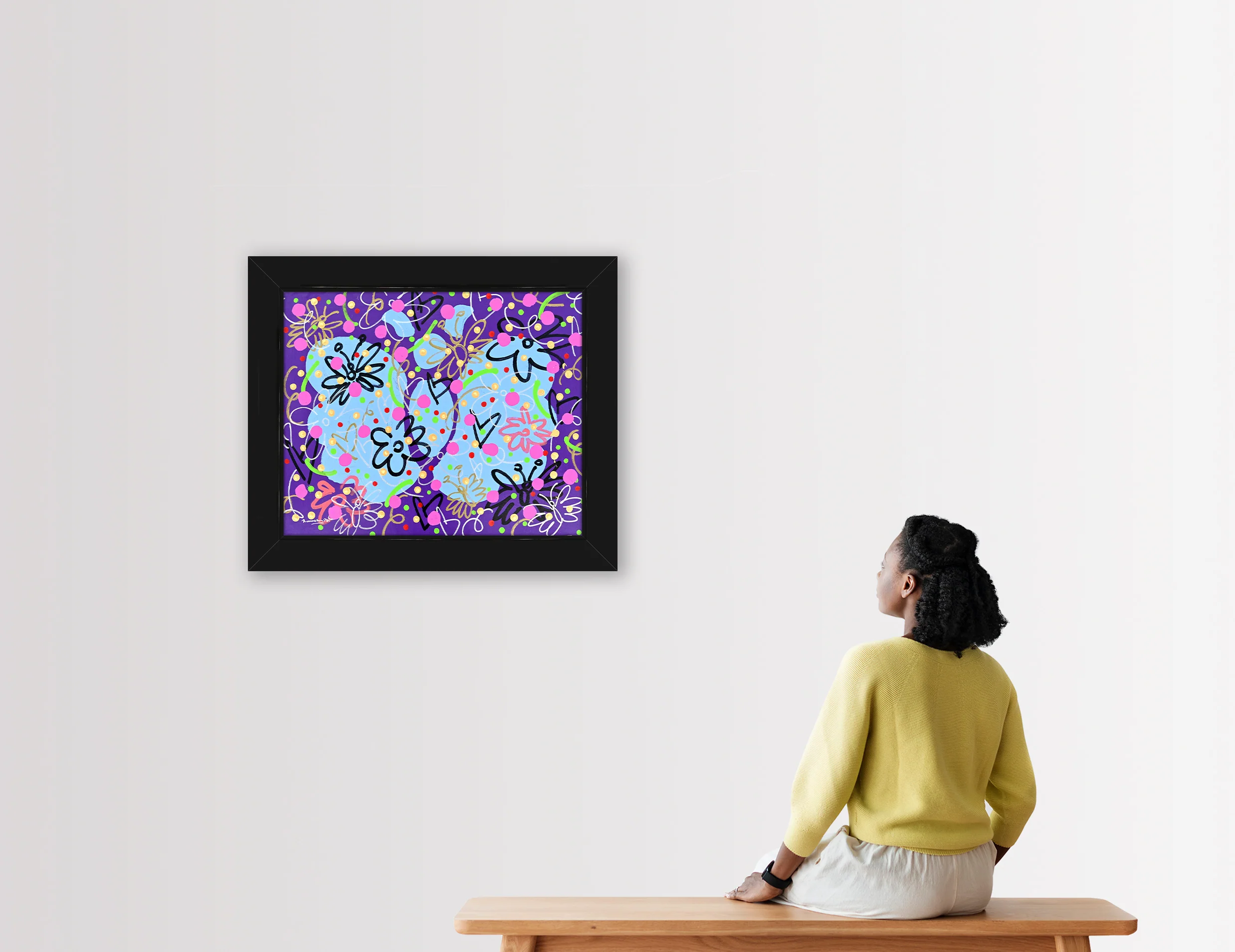Garden Butterflies - Original Painting - Image 3