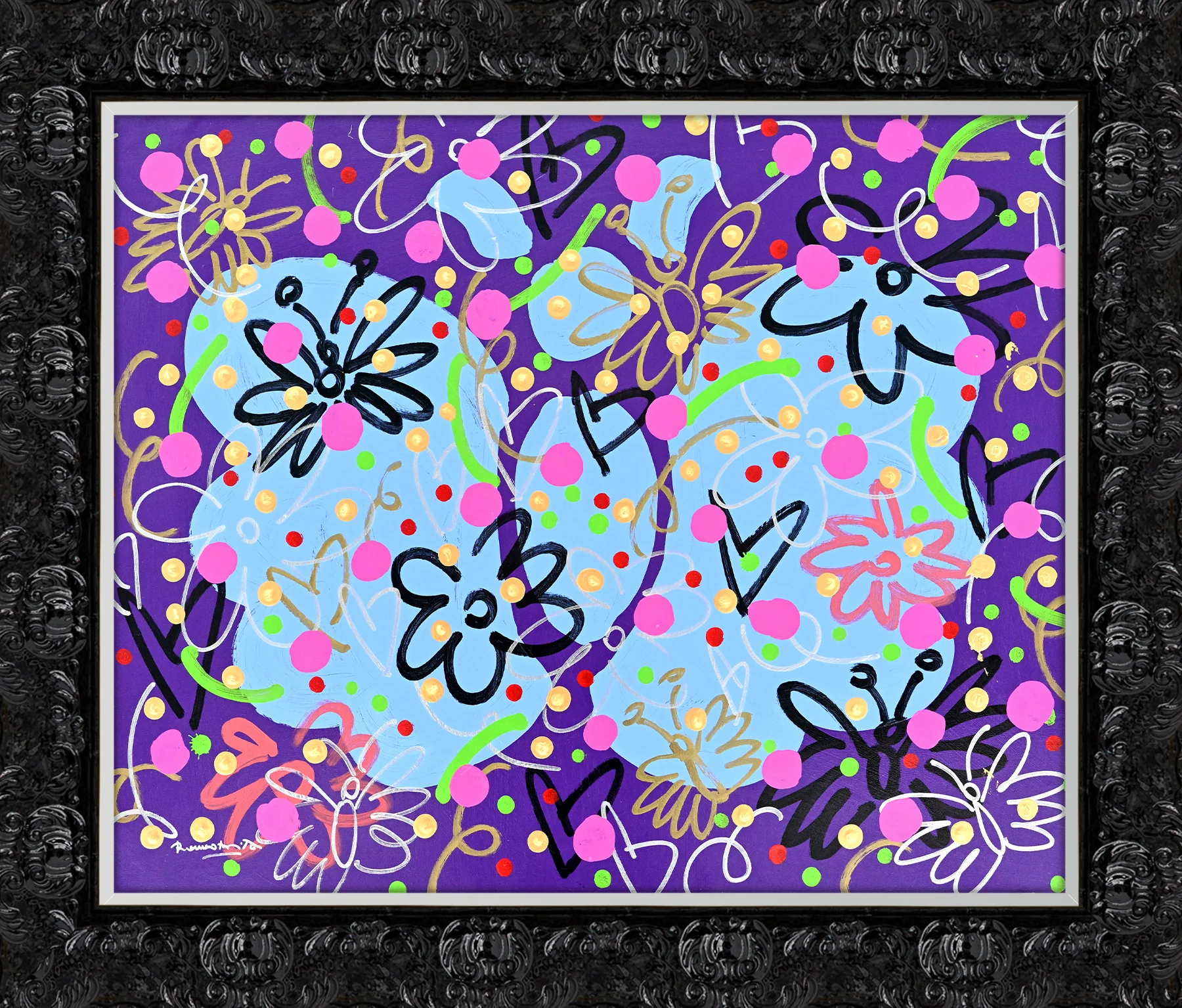 Garden Butterflies - Original Painting - Image 8