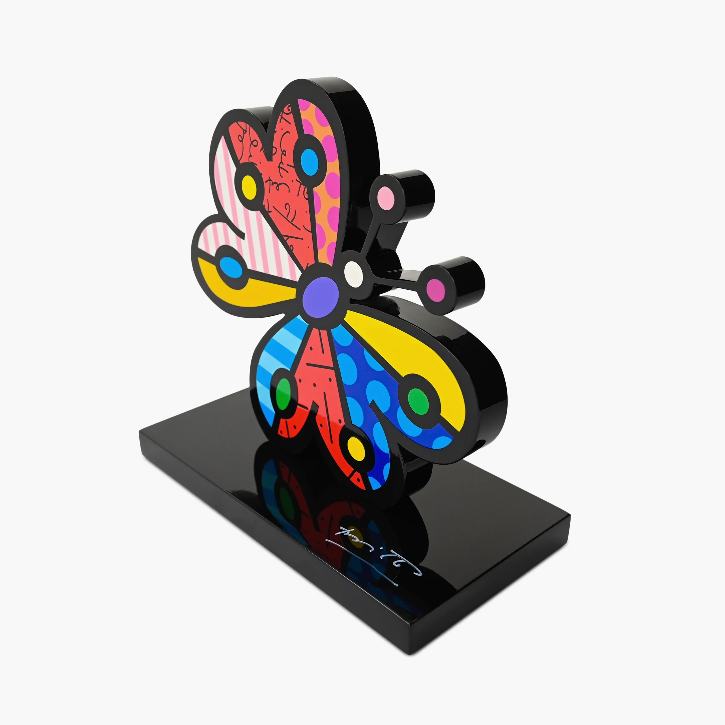 Garden Butterfly (Black Base) - Limited Edition Sculpture - Image 3