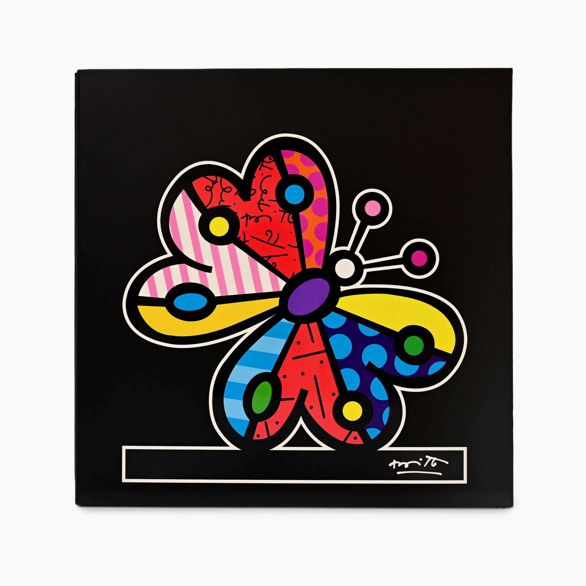 Garden Butterfly (Black Base) - Limited Edition Sculpture - Image 6