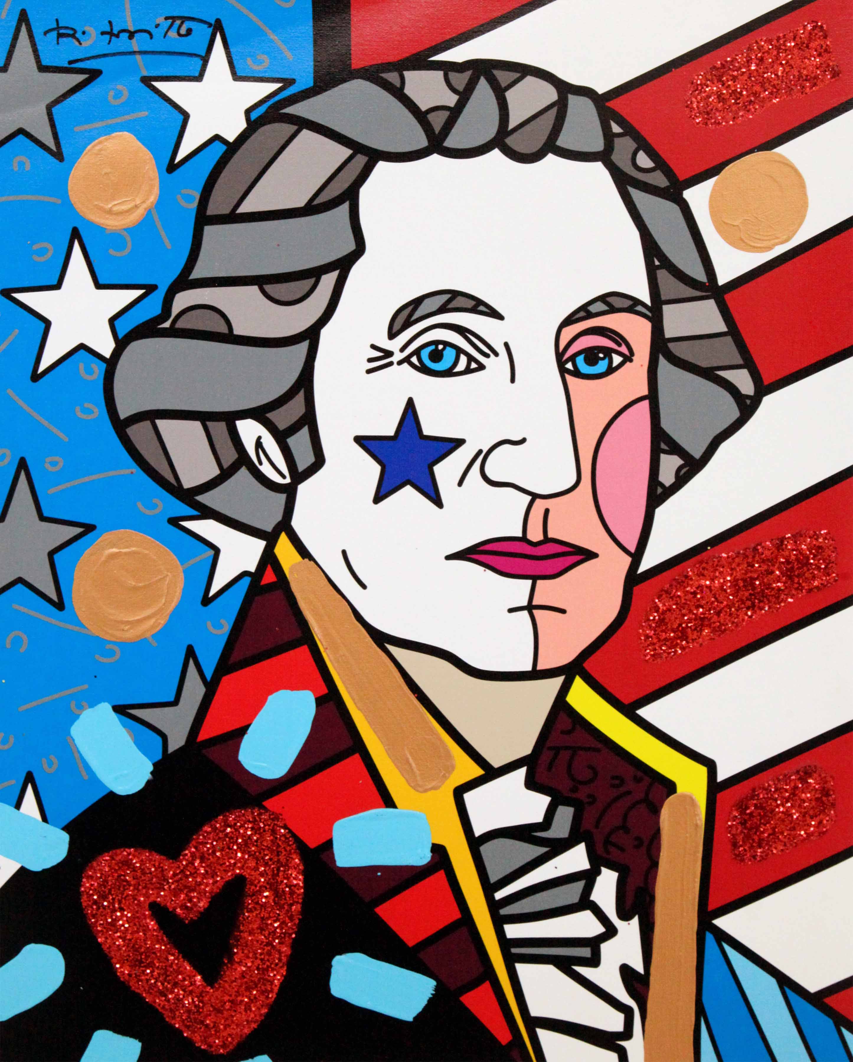 George Washington - Mixed Media Original
