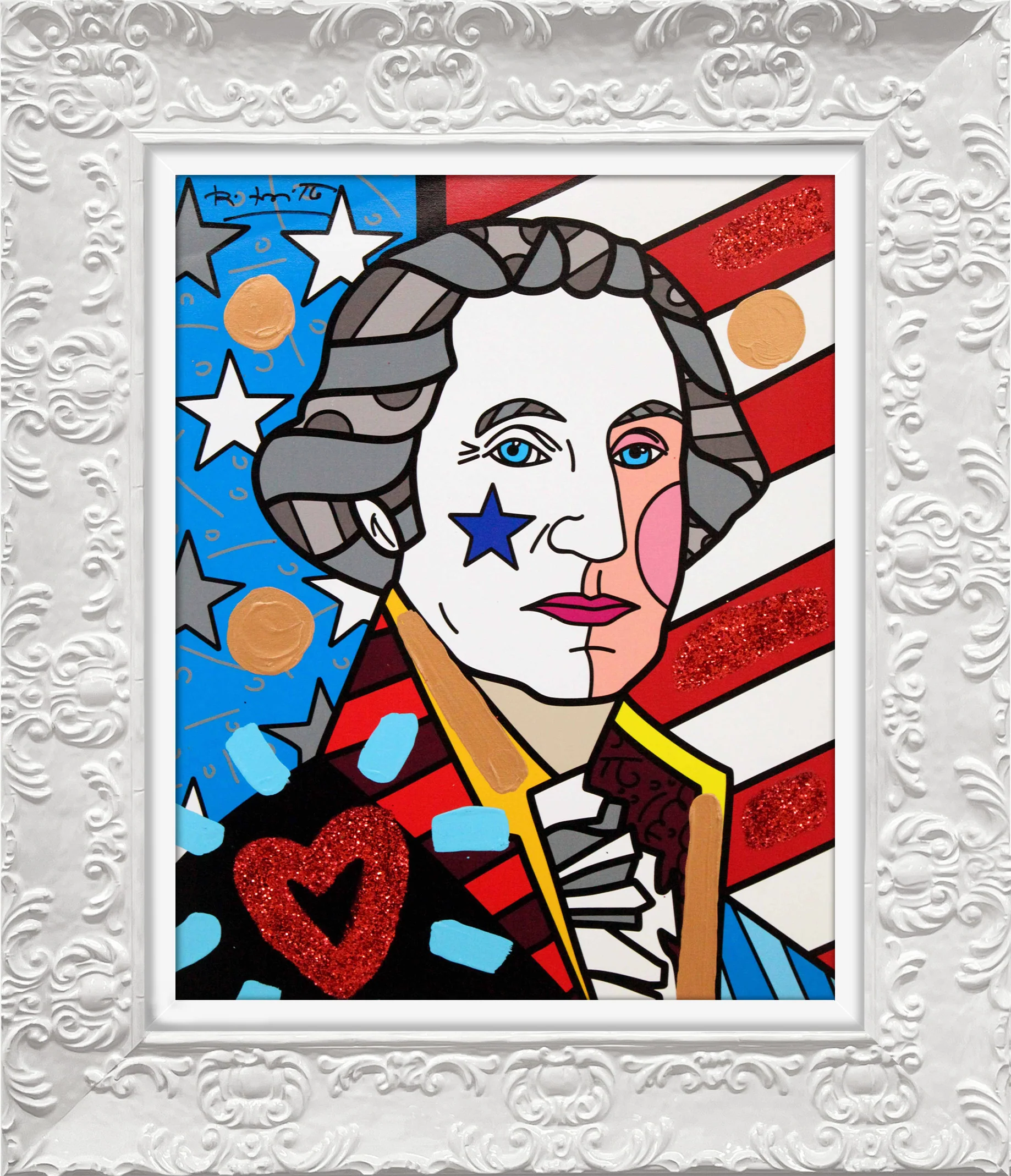 George Washington - Mixed Media Original - Image 19
