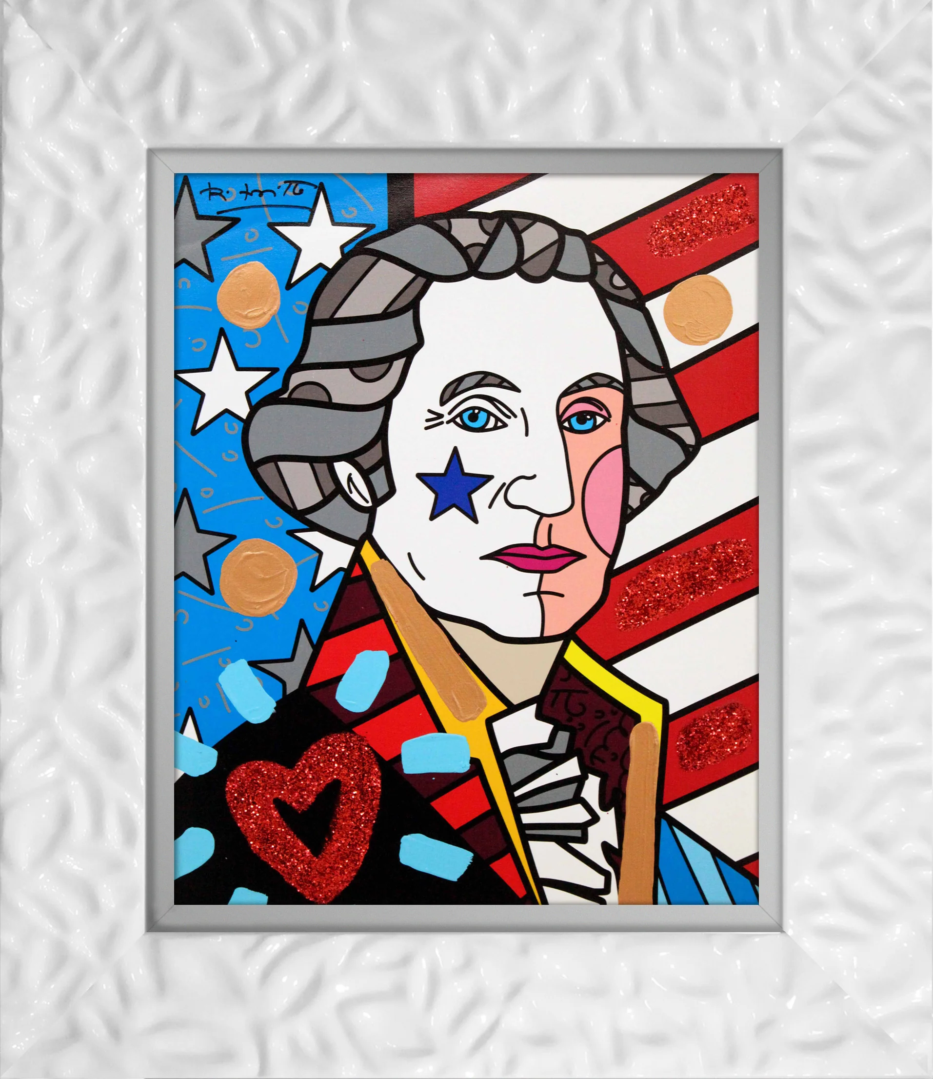 George Washington - Mixed Media Original - Image 20