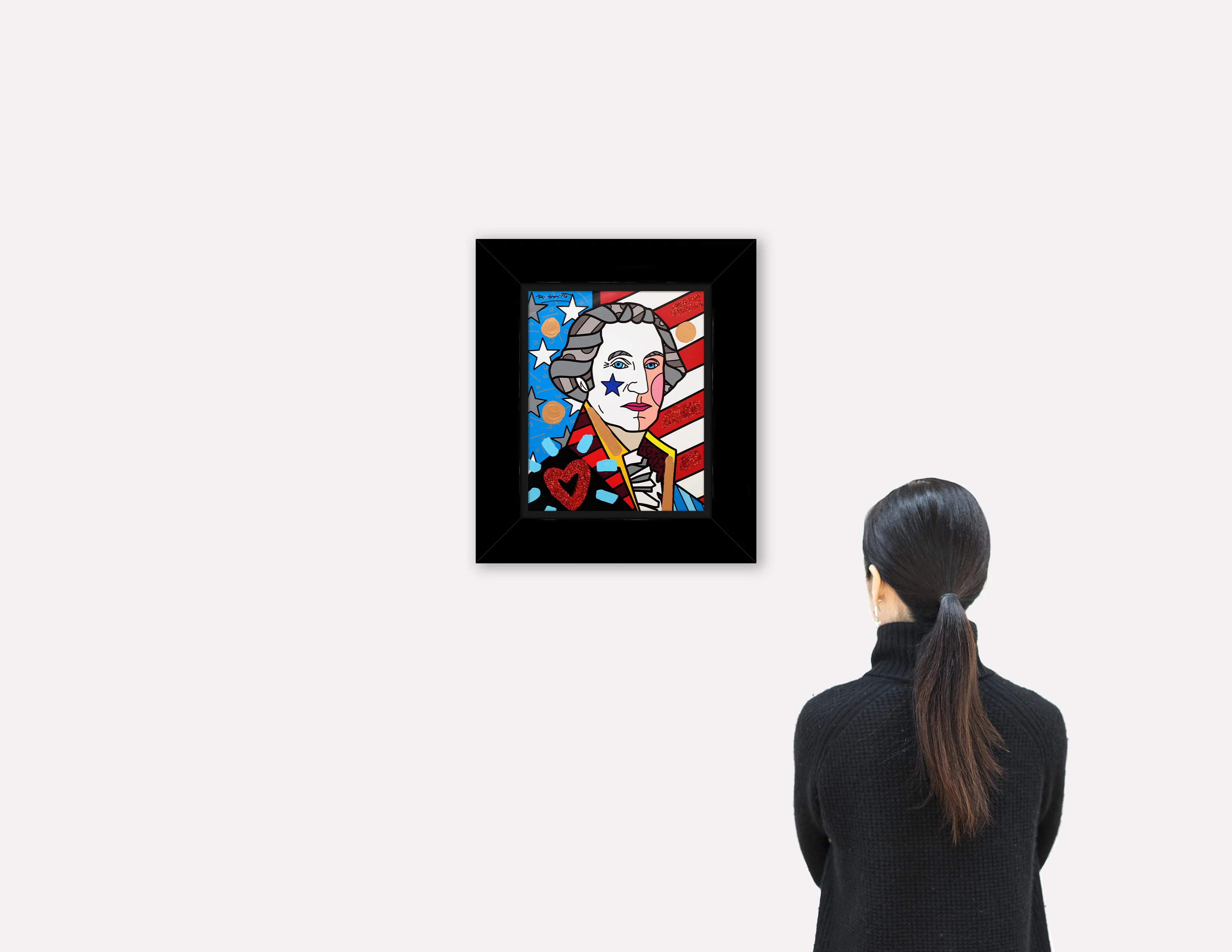 George Washington - Mixed Media Original - Image 3