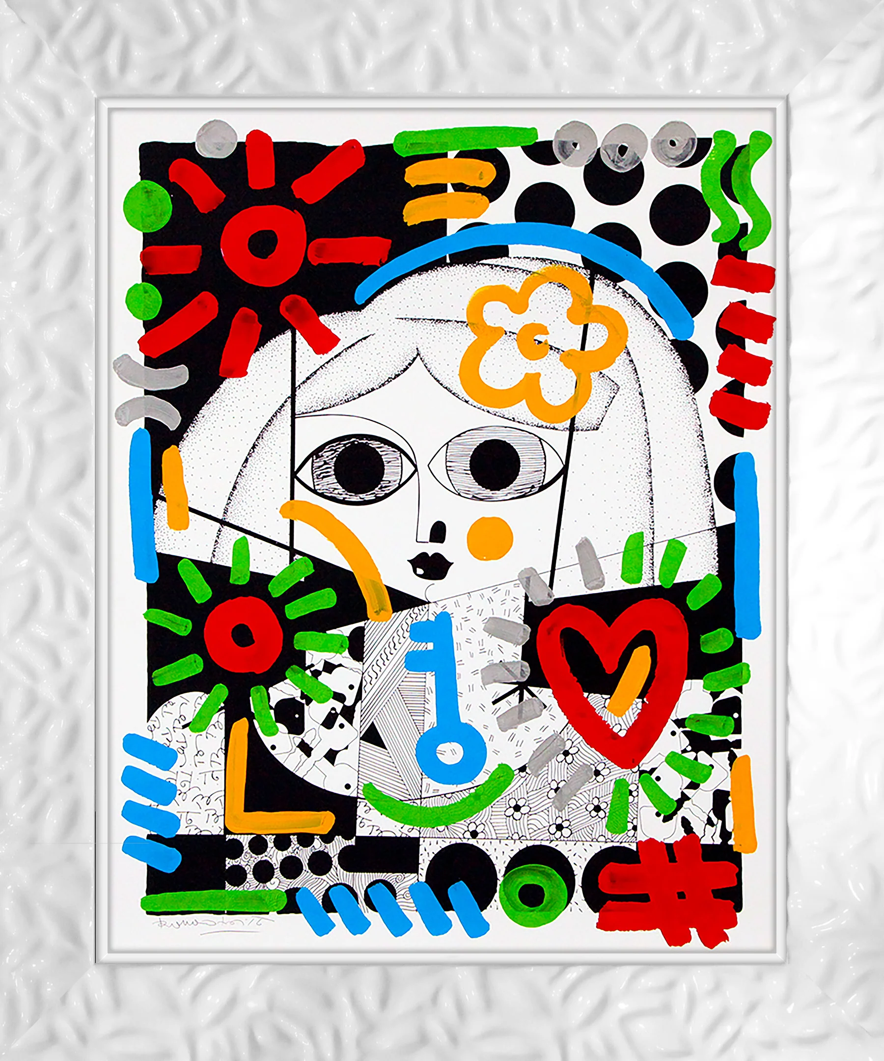 Green Key Holder - Mixed Media Original - Image 18