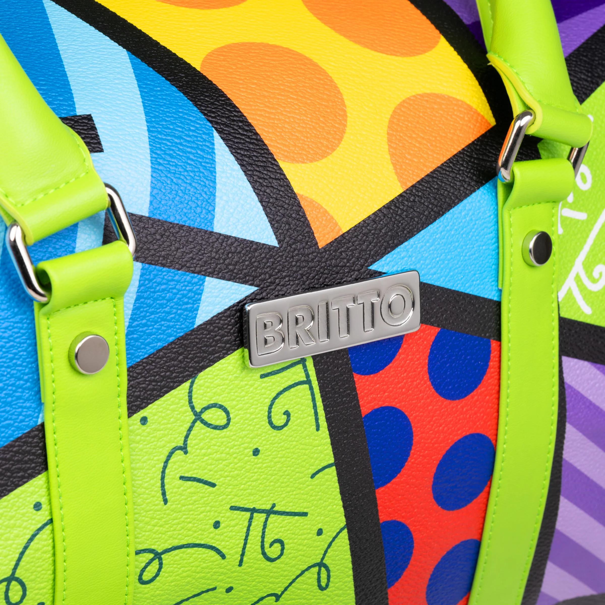 Green Landscape Britto Duffle Bag - Image 5