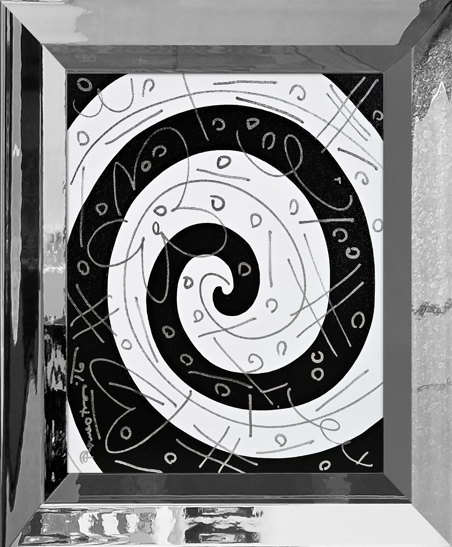 HAPPINESS COLLECTION (SWIRL) -  Original Painting - Image 10