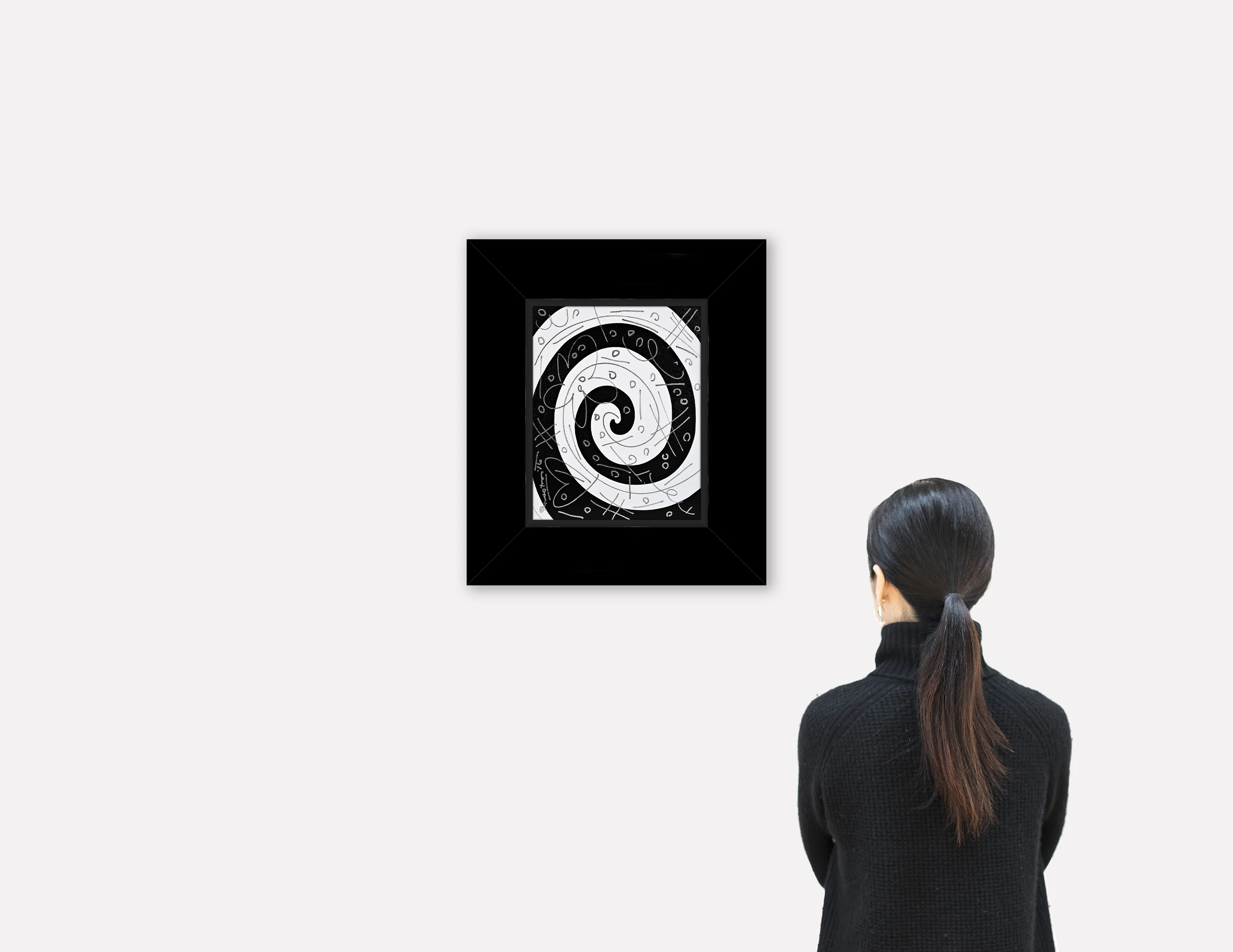 HAPPINESS COLLECTION (SWIRL) -  Original Painting - Image 3