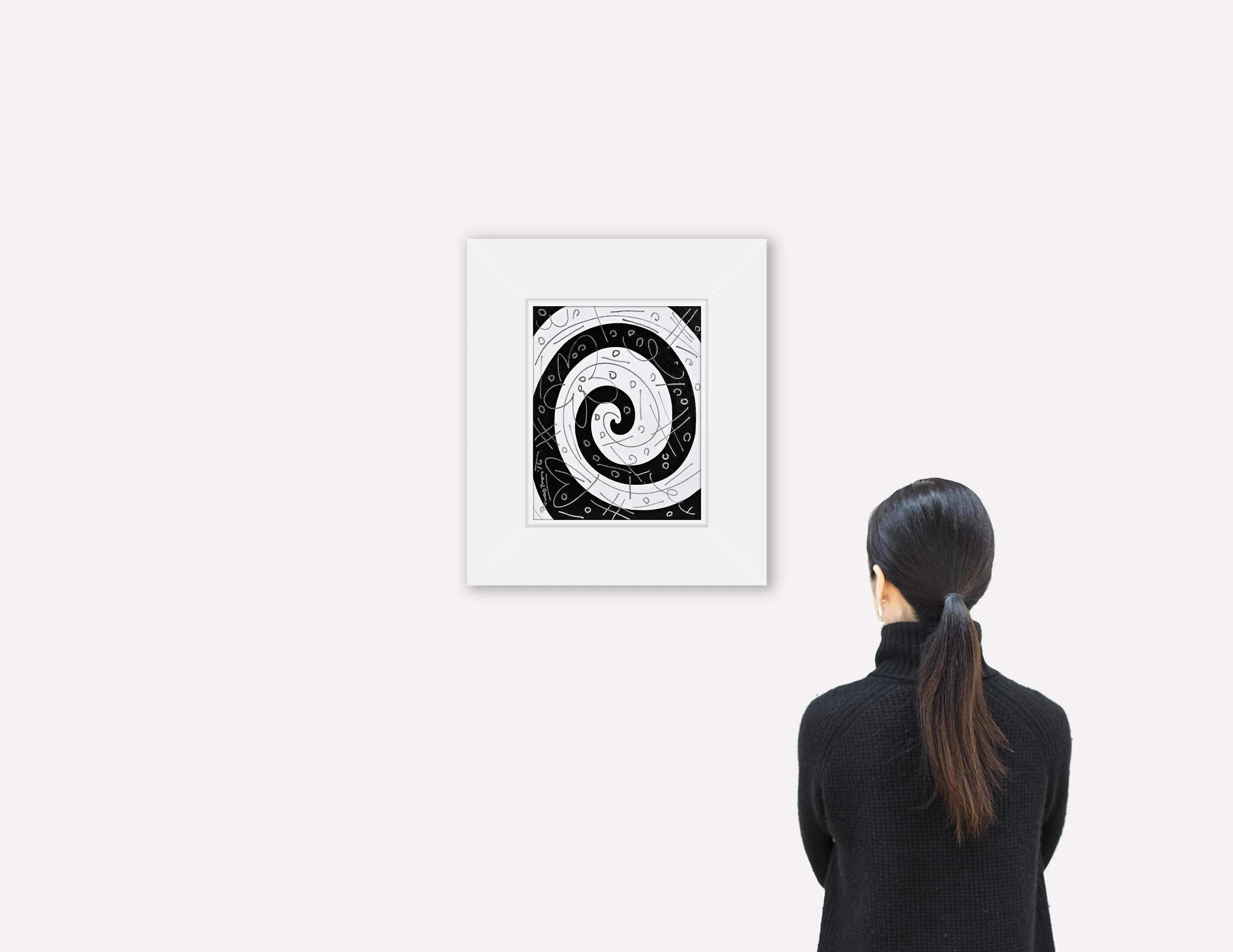 HAPPINESS COLLECTION (SWIRL) -  Original Painting - Image 4