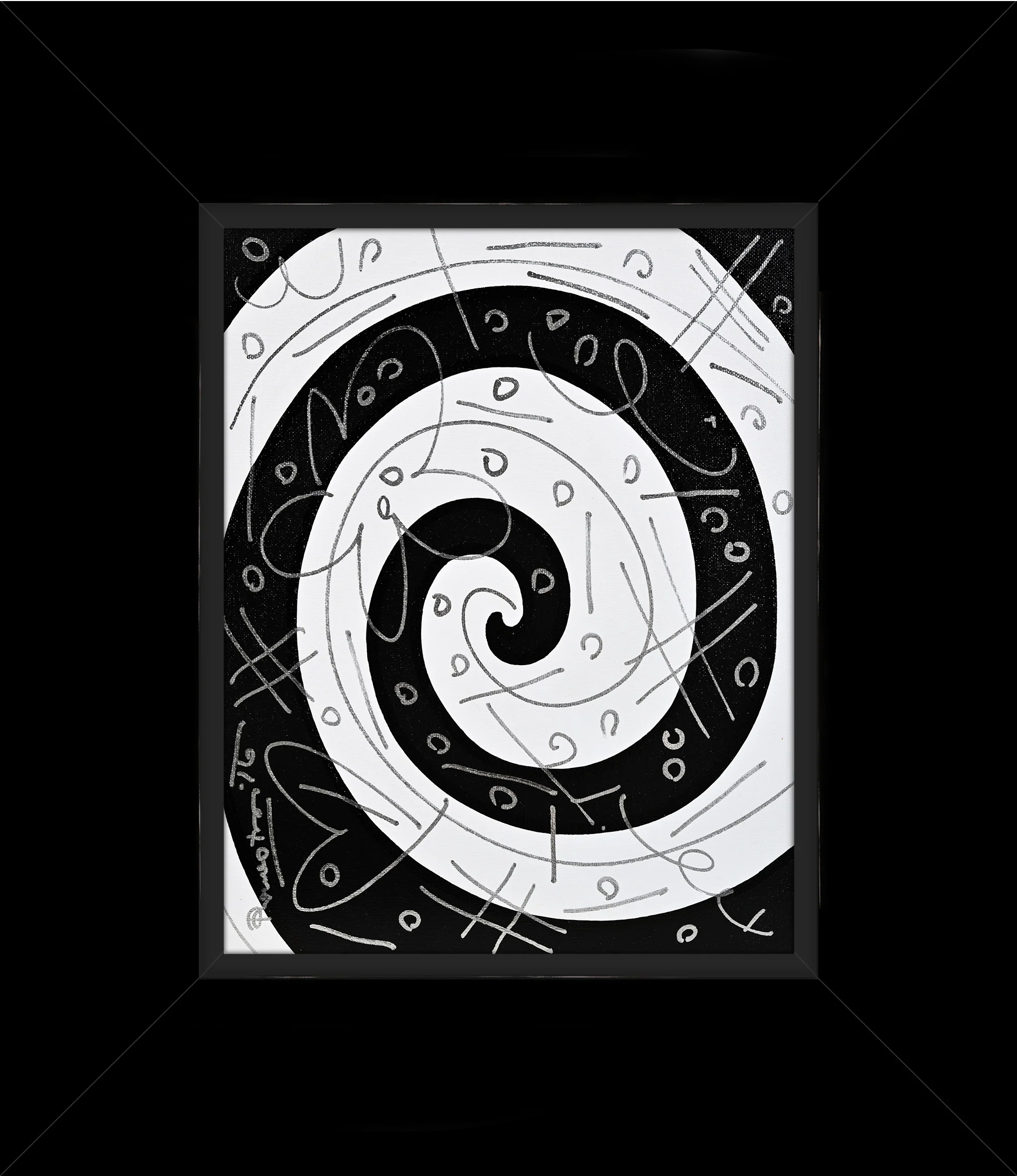 HAPPINESS COLLECTION (SWIRL) -  Original Painting - Image 5