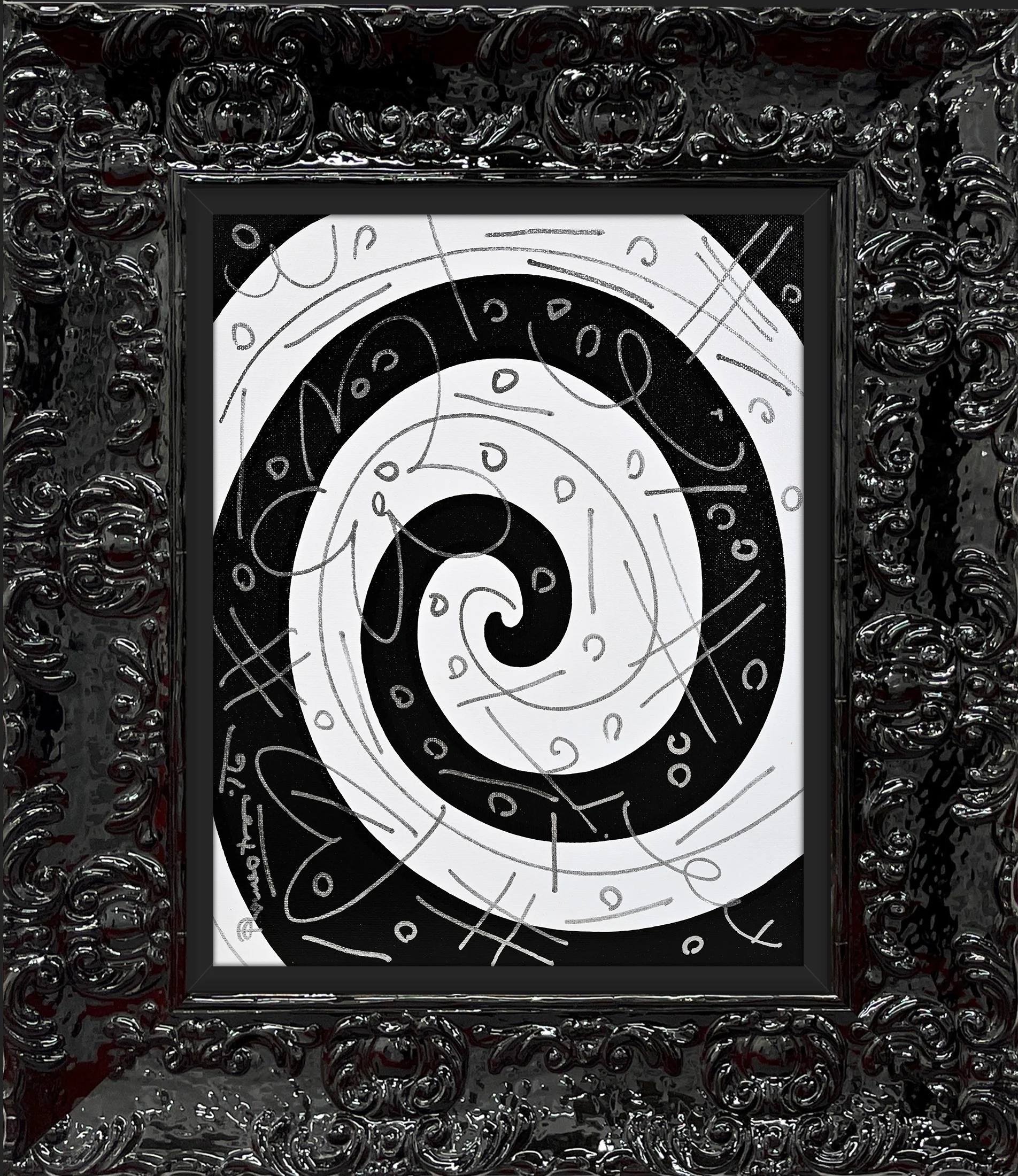 HAPPINESS COLLECTION (SWIRL) -  Original Painting - Image 6